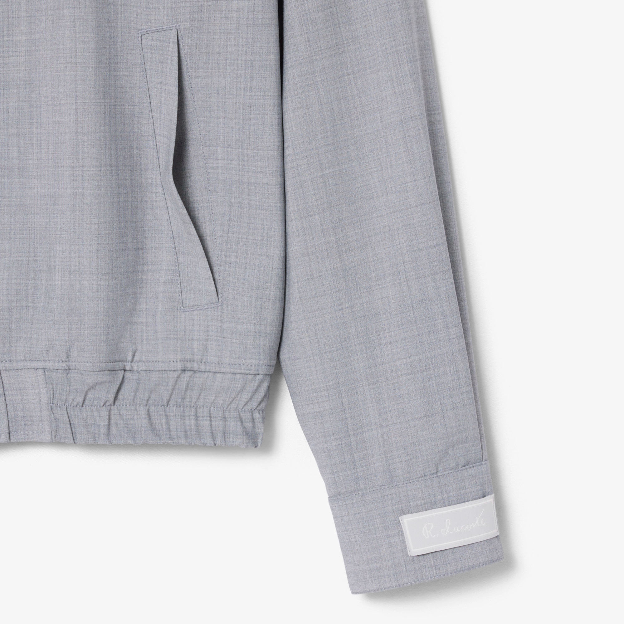 ウールブレンド ハリントンジャケット