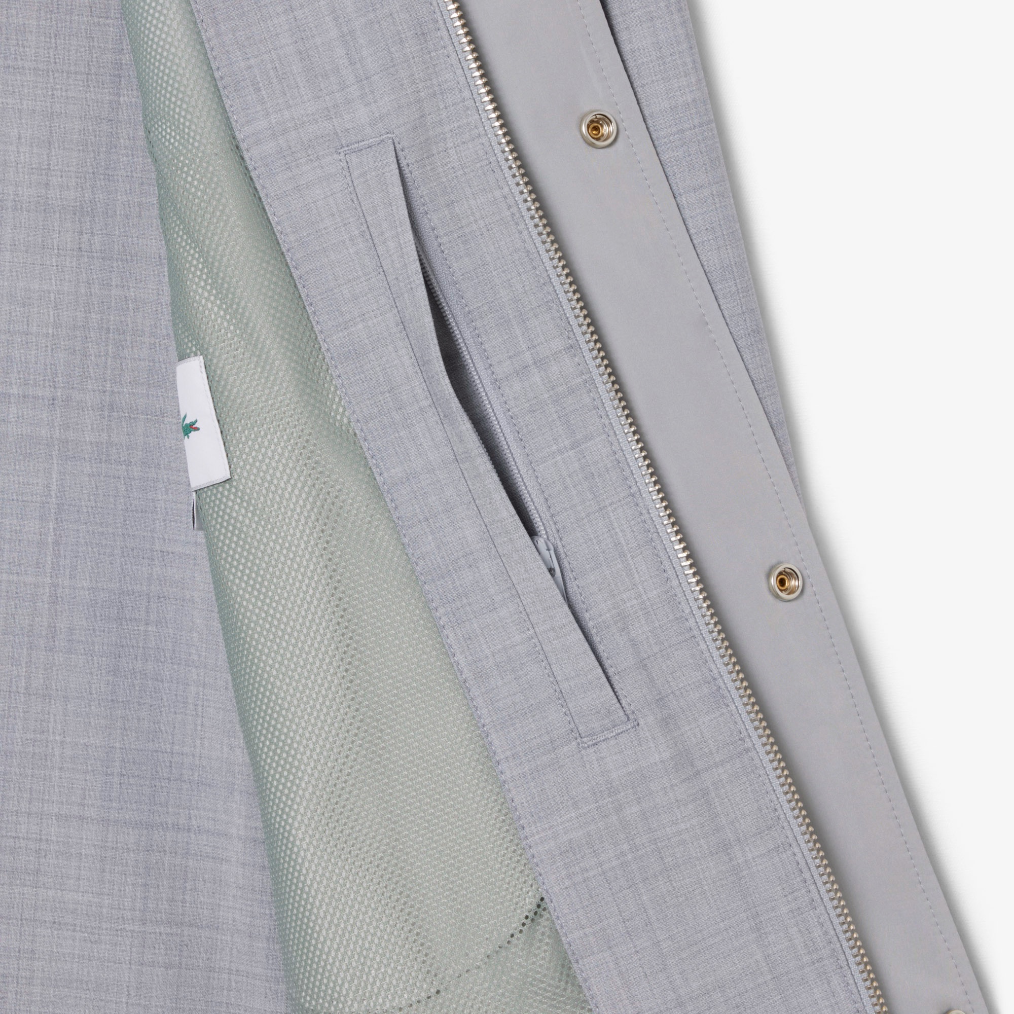 ウールブレンド ハリントンジャケット