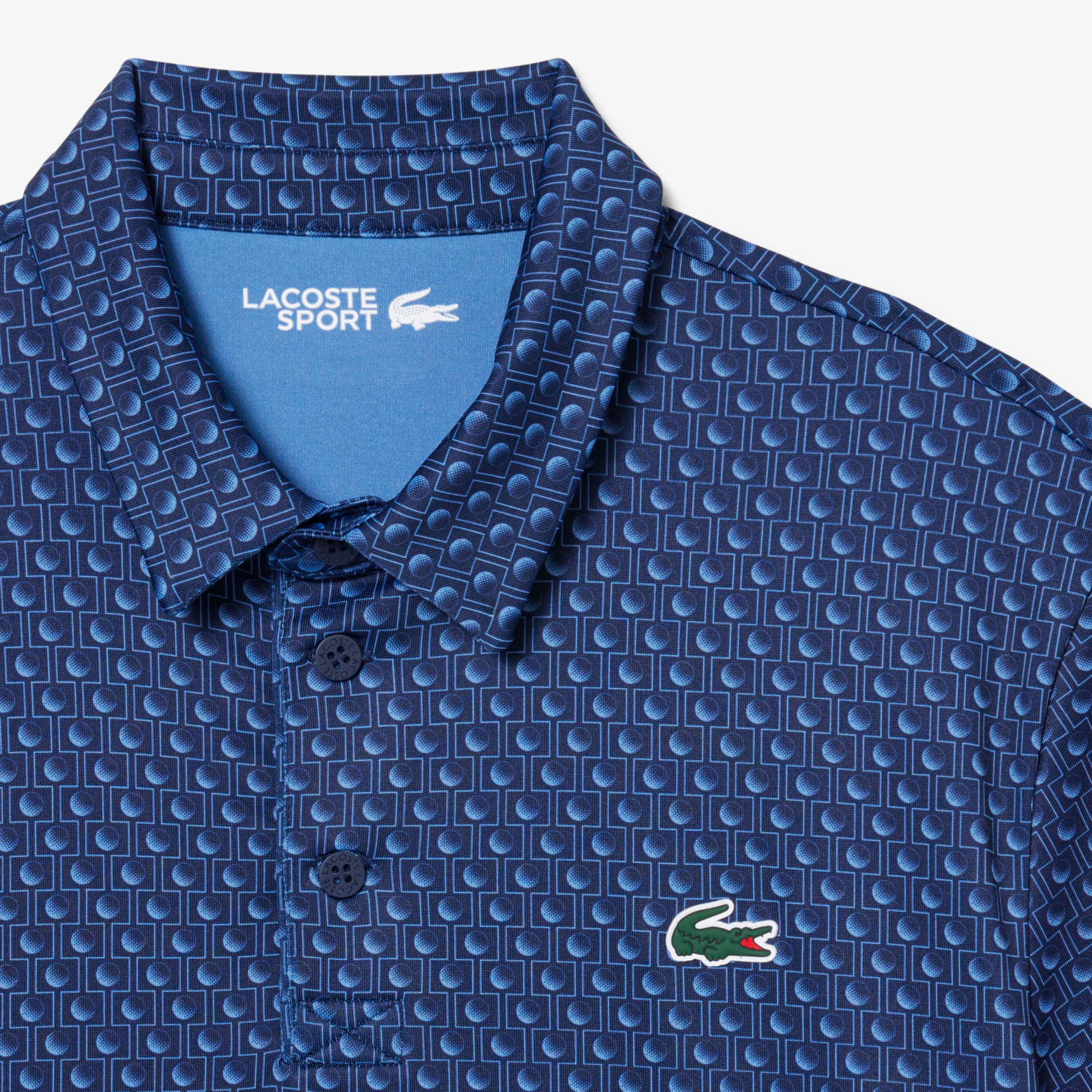 総柄ゴルフプリント ウルトラドライストレッチポロシャツ