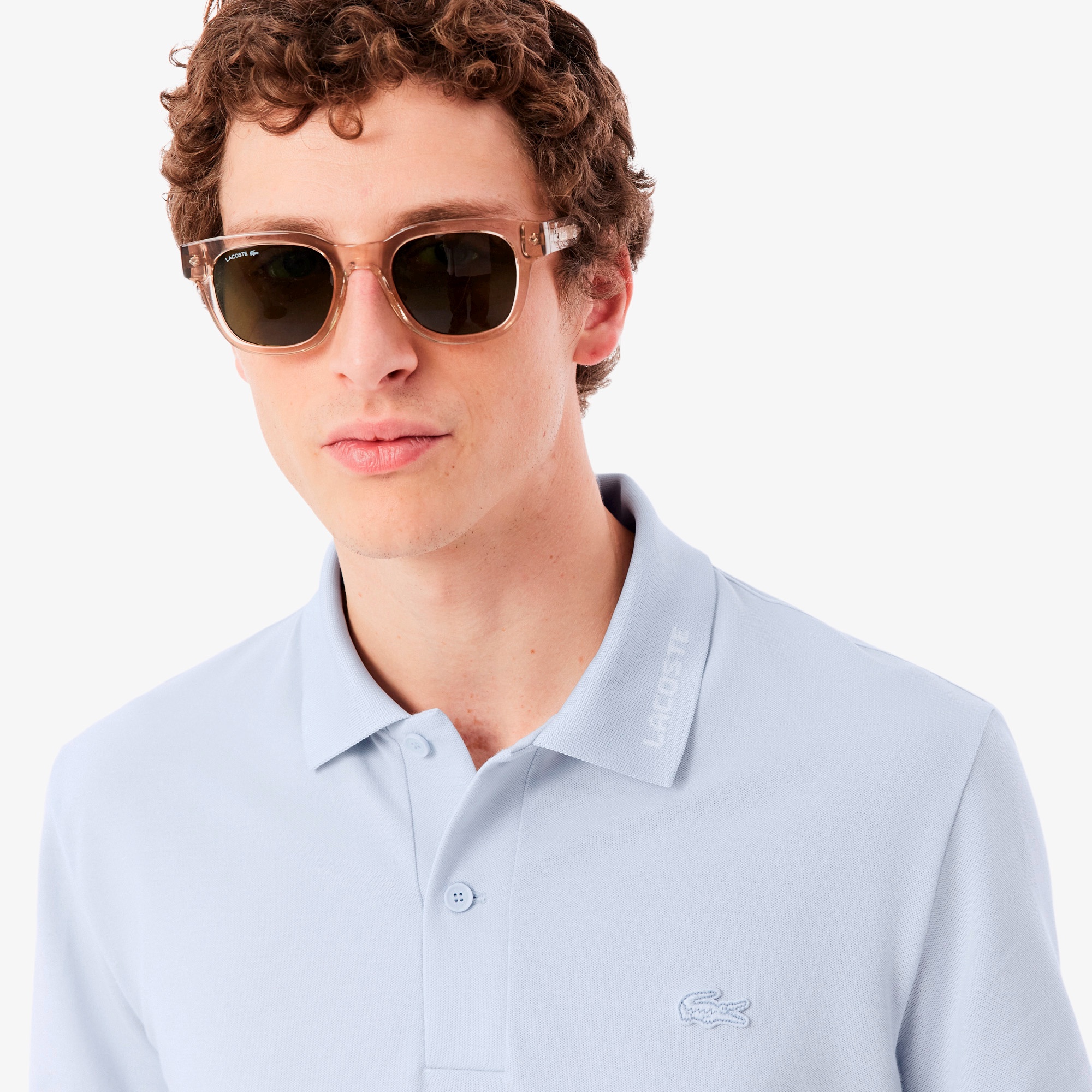 ネームジャカードカラーポロシャツ