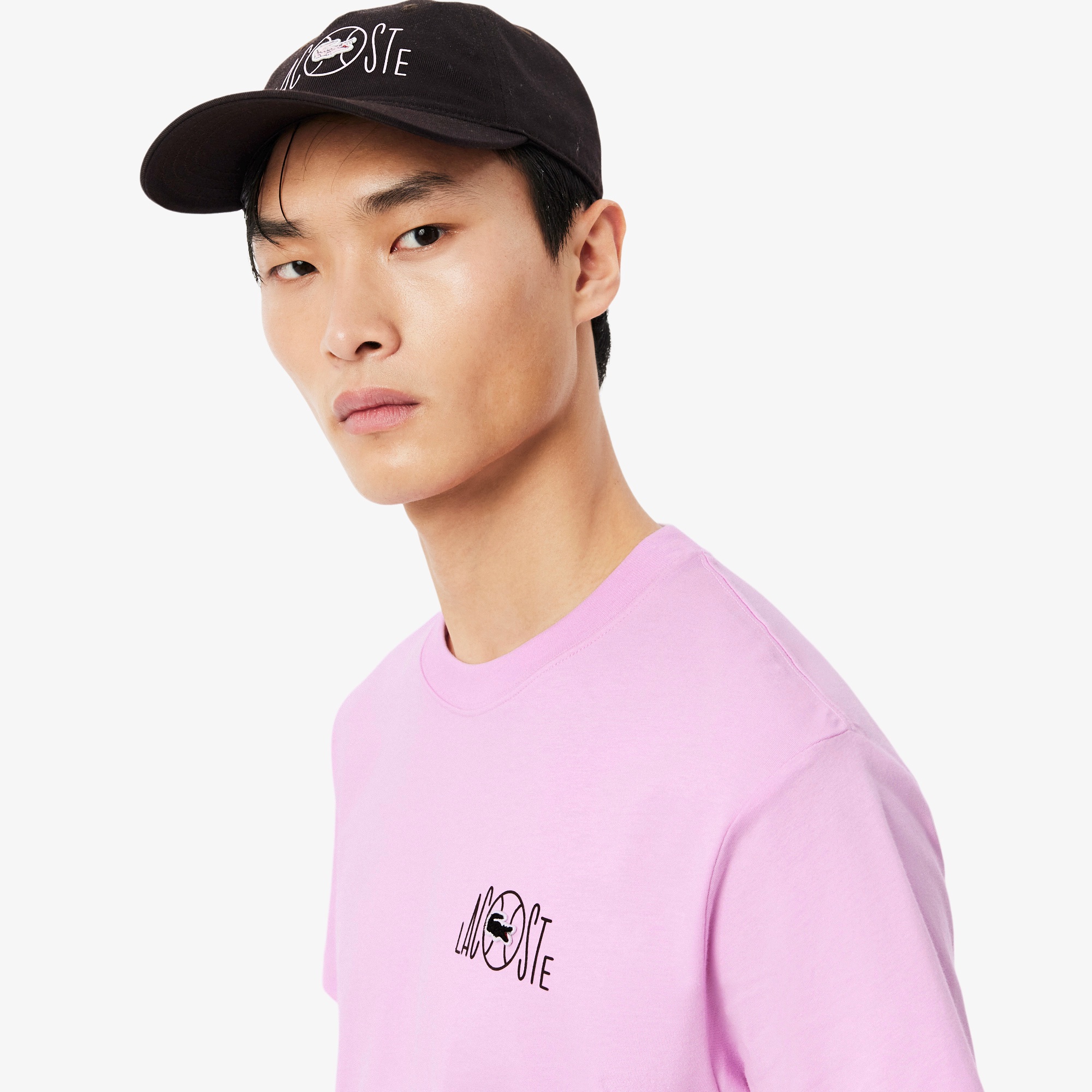 テニスコートバックプリントTシャツ