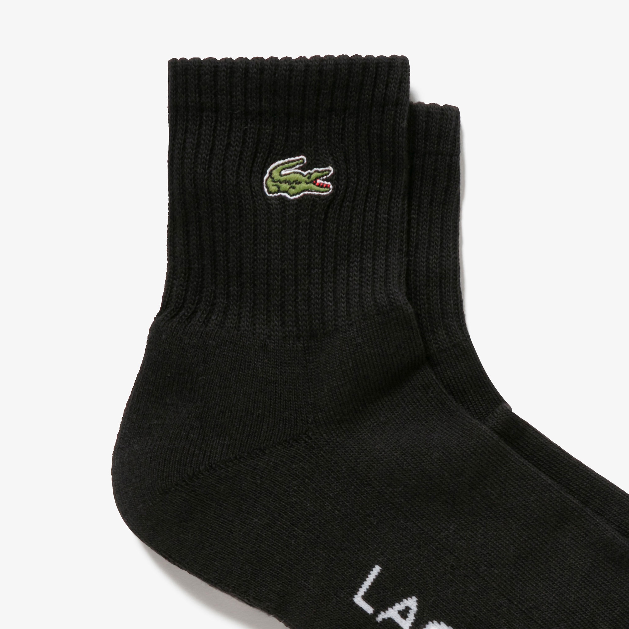 ワニロゴパッチリブソックス