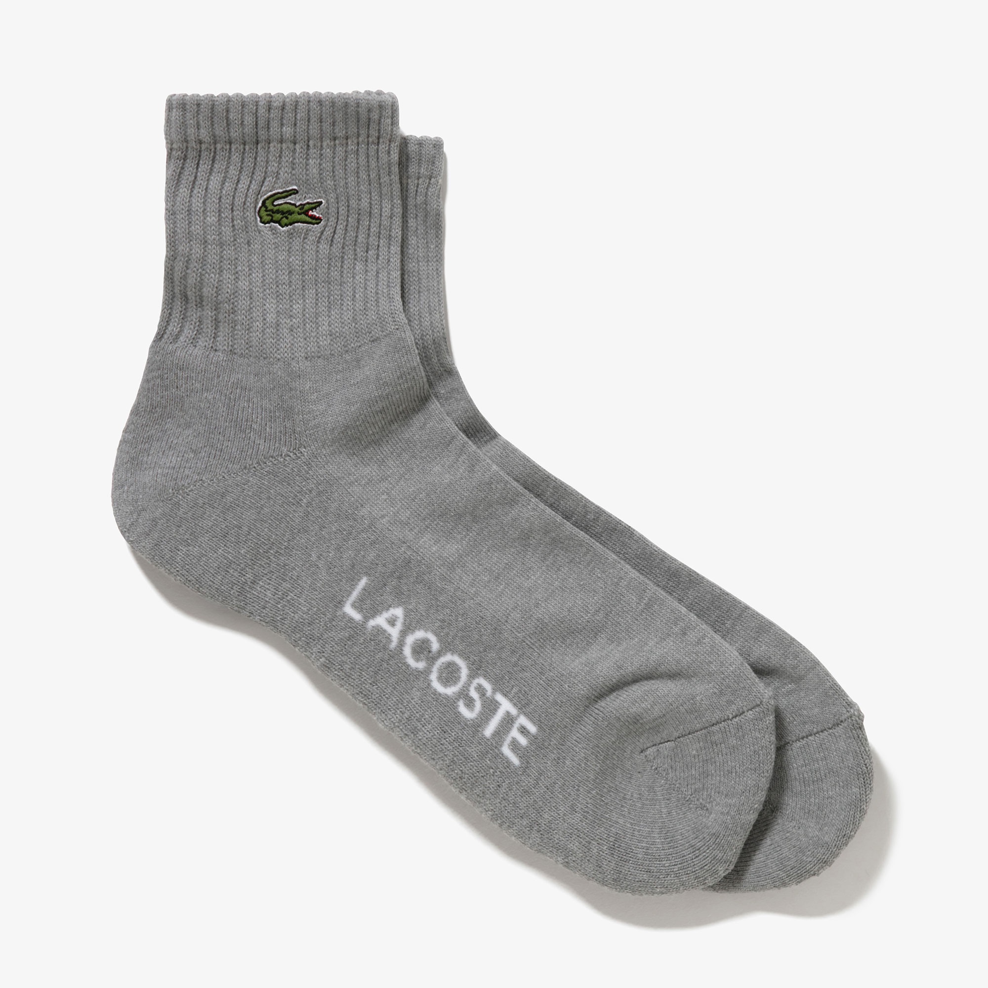 ワニロゴパッチリブソックス