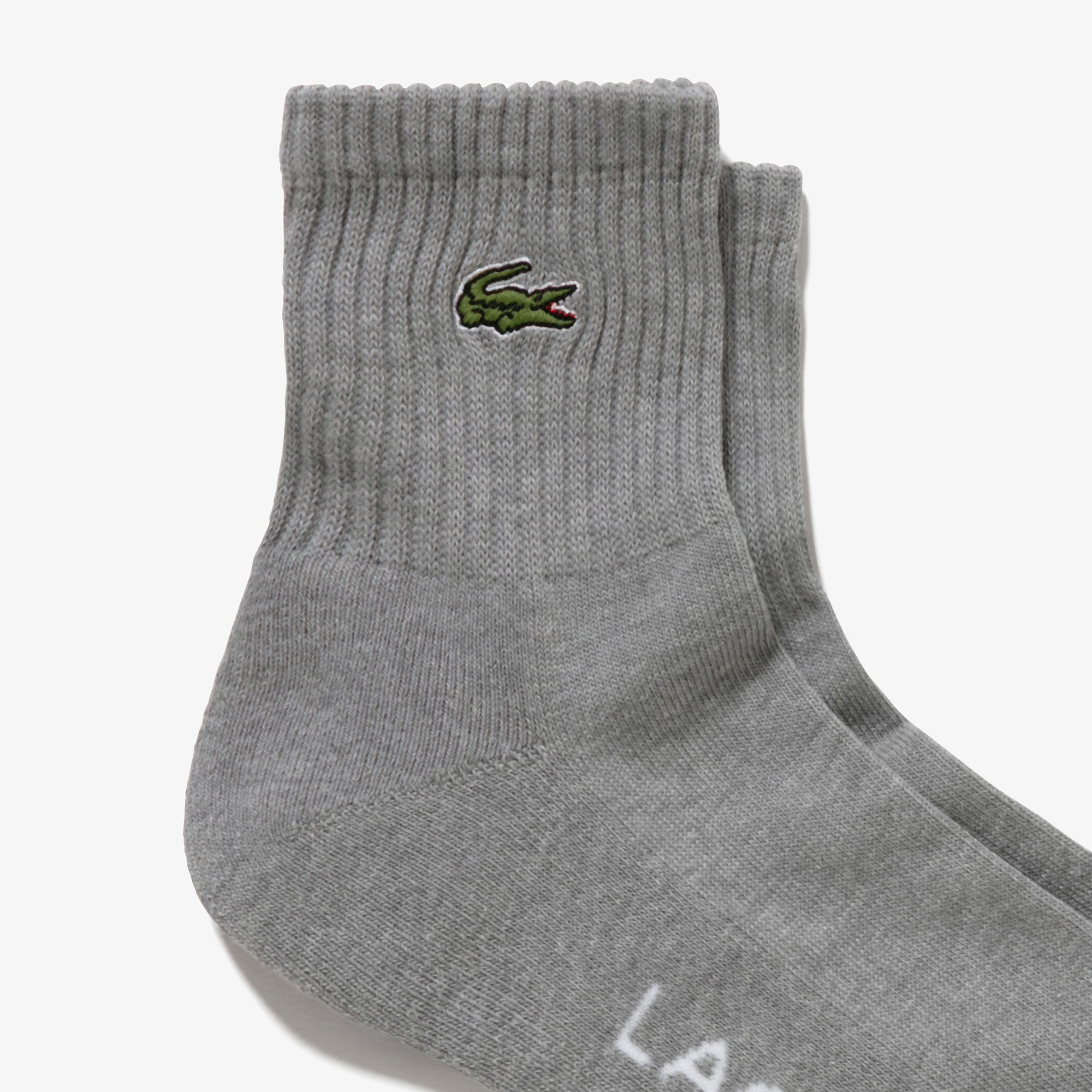 ワニロゴパッチリブソックス