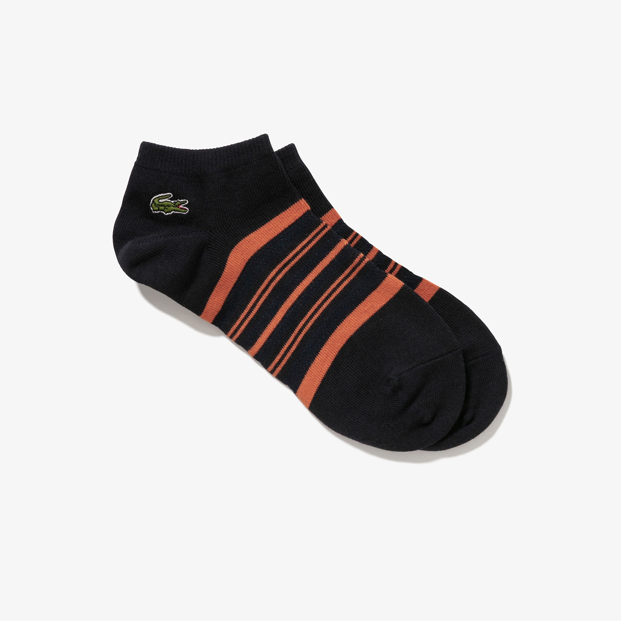 メッシュ切り替えボーダーくるぶし丈ソックス