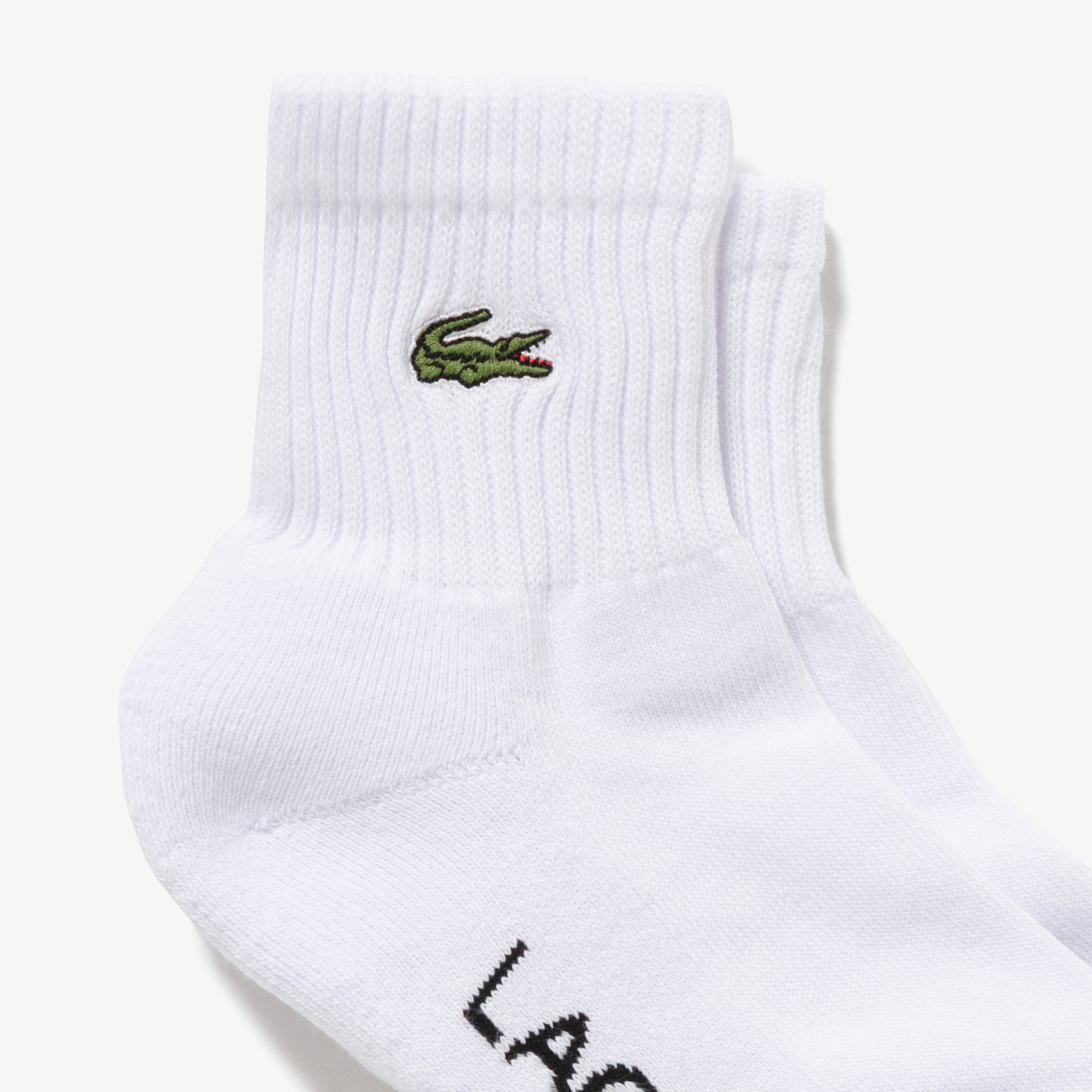 ワニロゴパッチウィメンズリブソックス