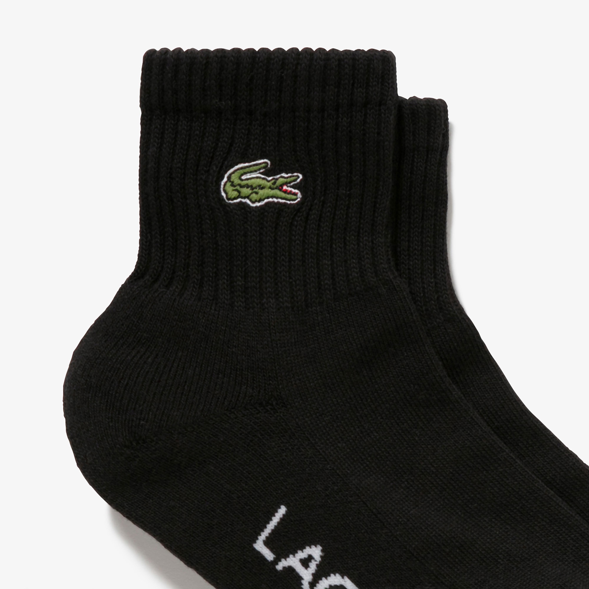 ワニロゴパッチウィメンズリブソックス