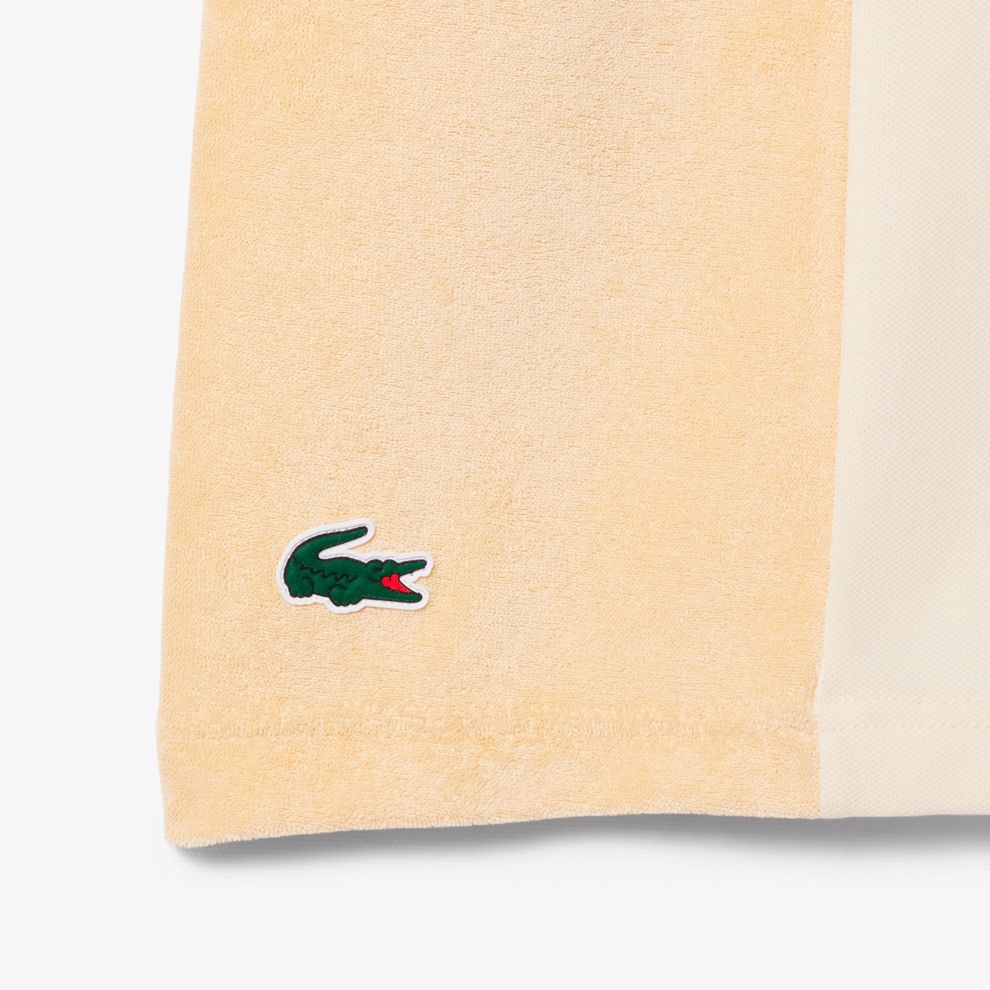 サイドパネルパイル地切り替えゴルフポロシャツ