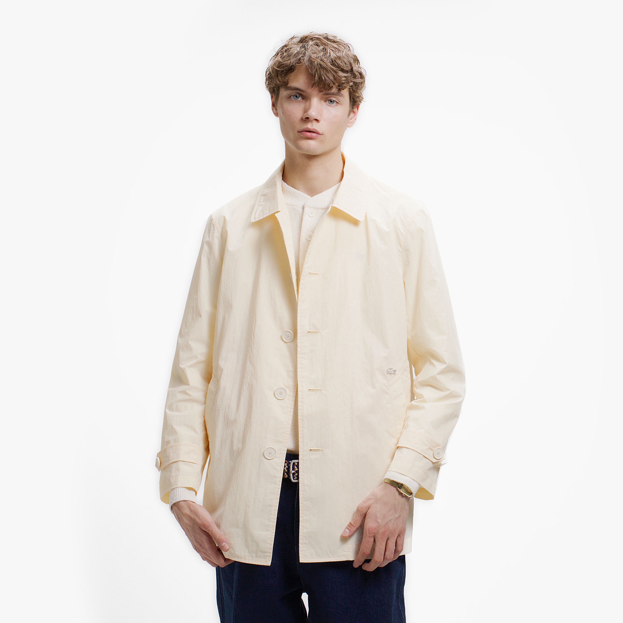 パッカブルナイロンステンカラーコート