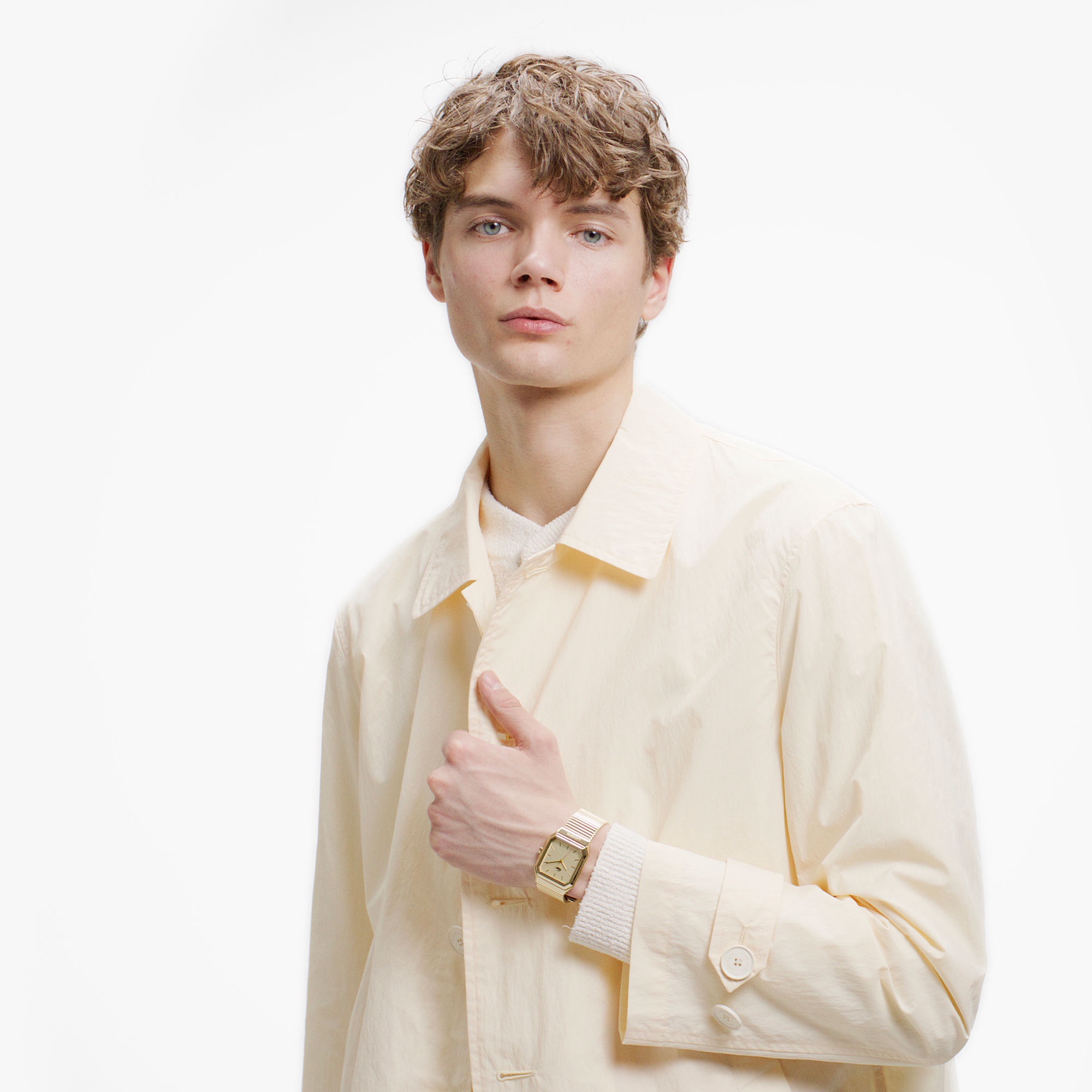 パッカブルナイロンステンカラーコート