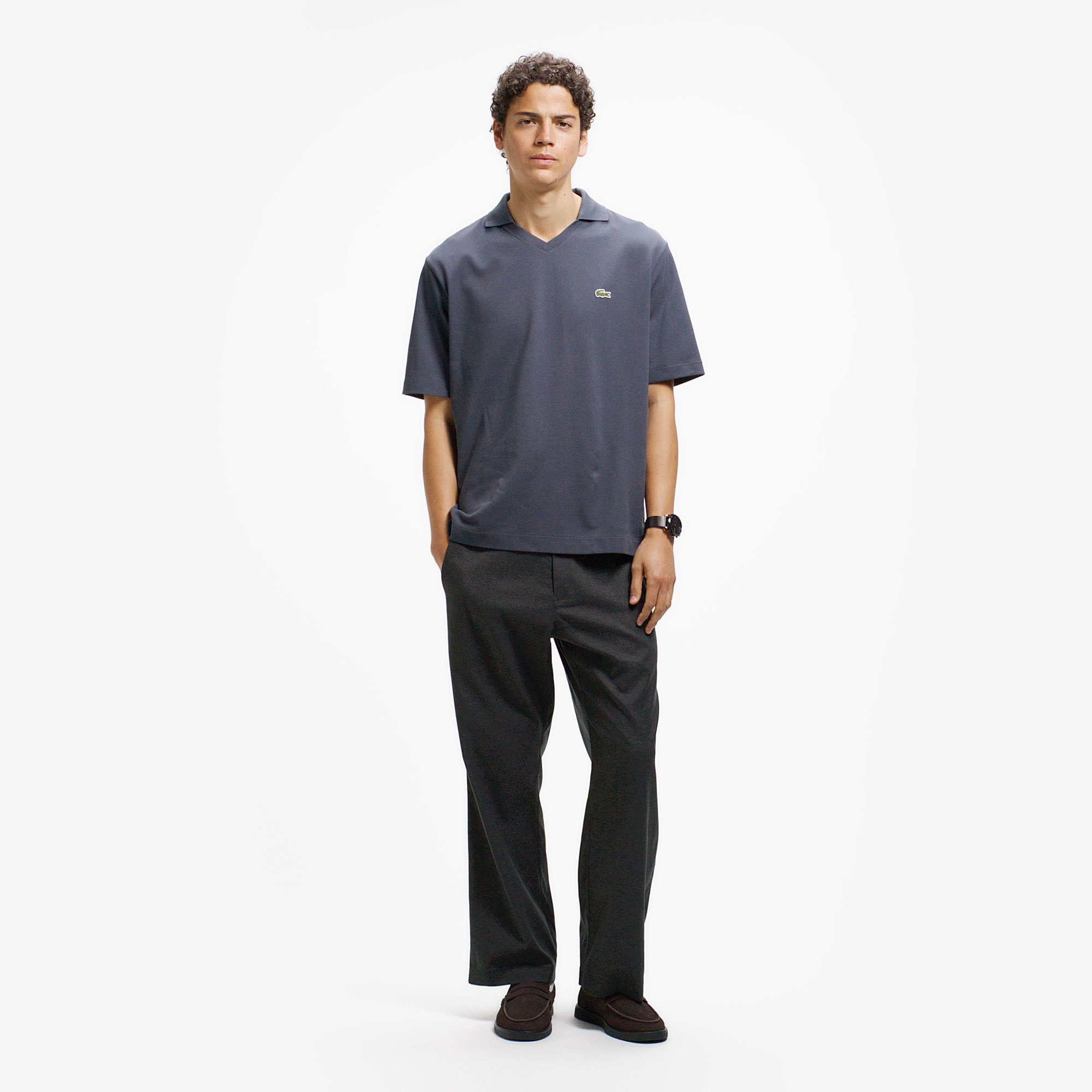 ウールライクバギーパンツ