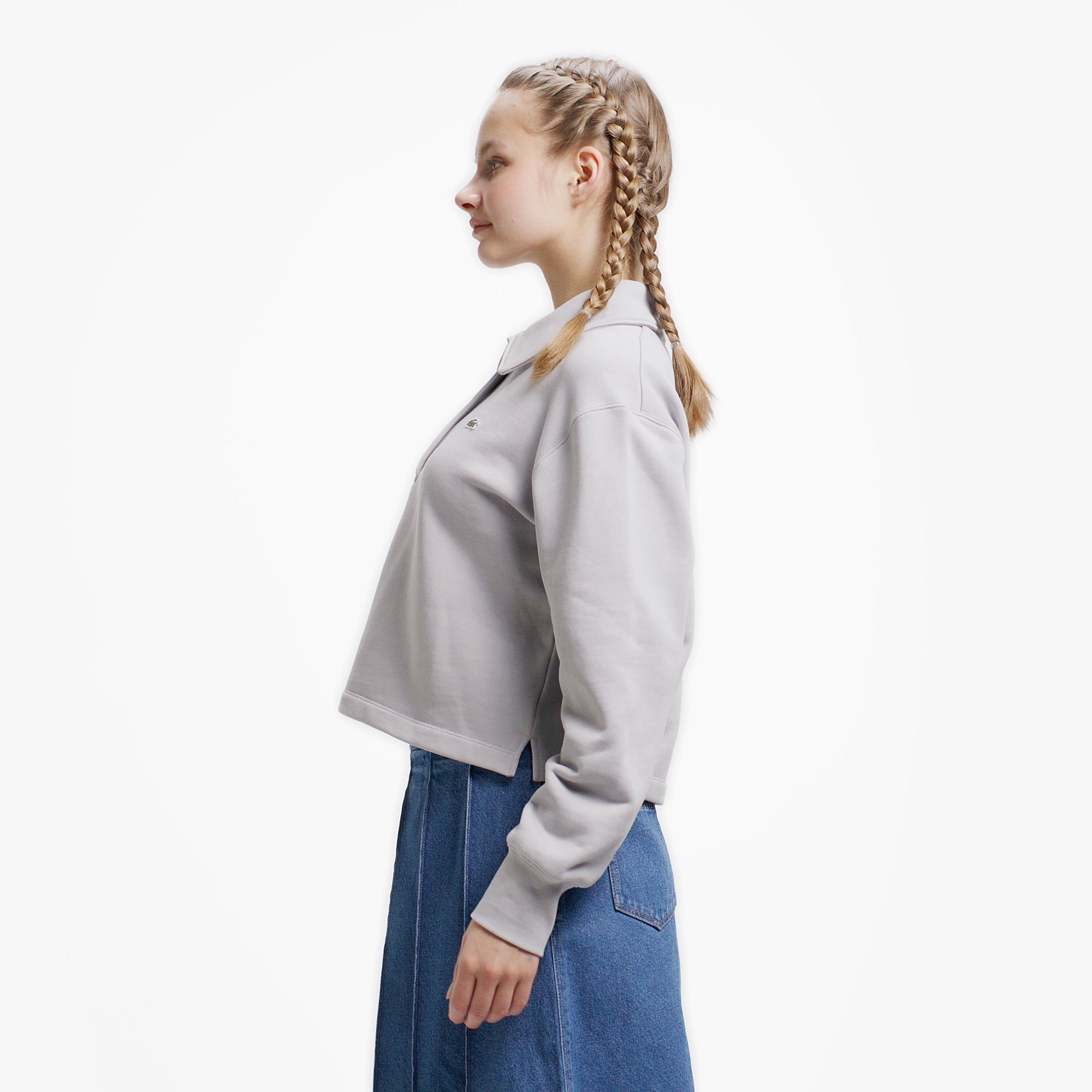 スウェットポロシャツ