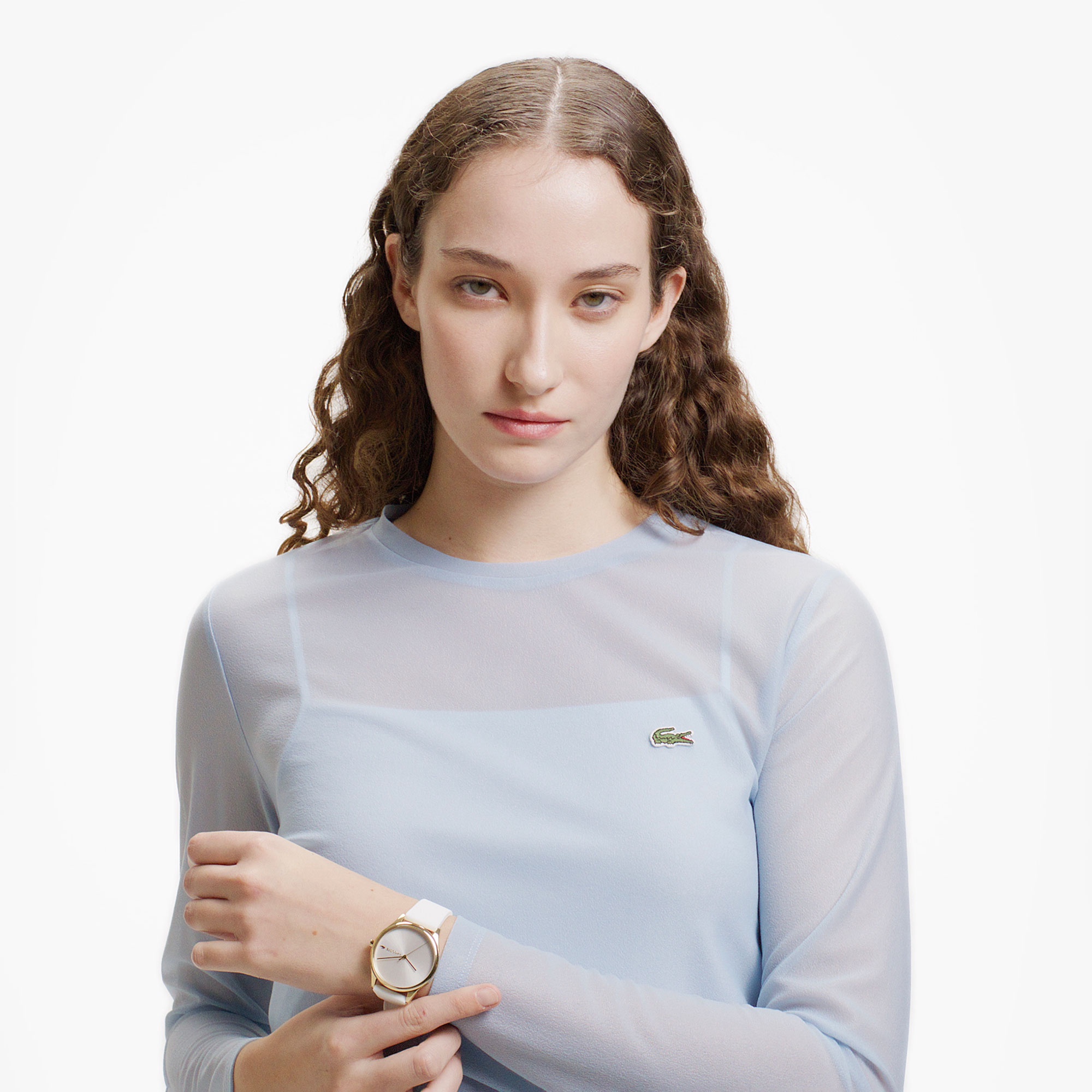 シアーレイヤードロングスリーブTシャツ