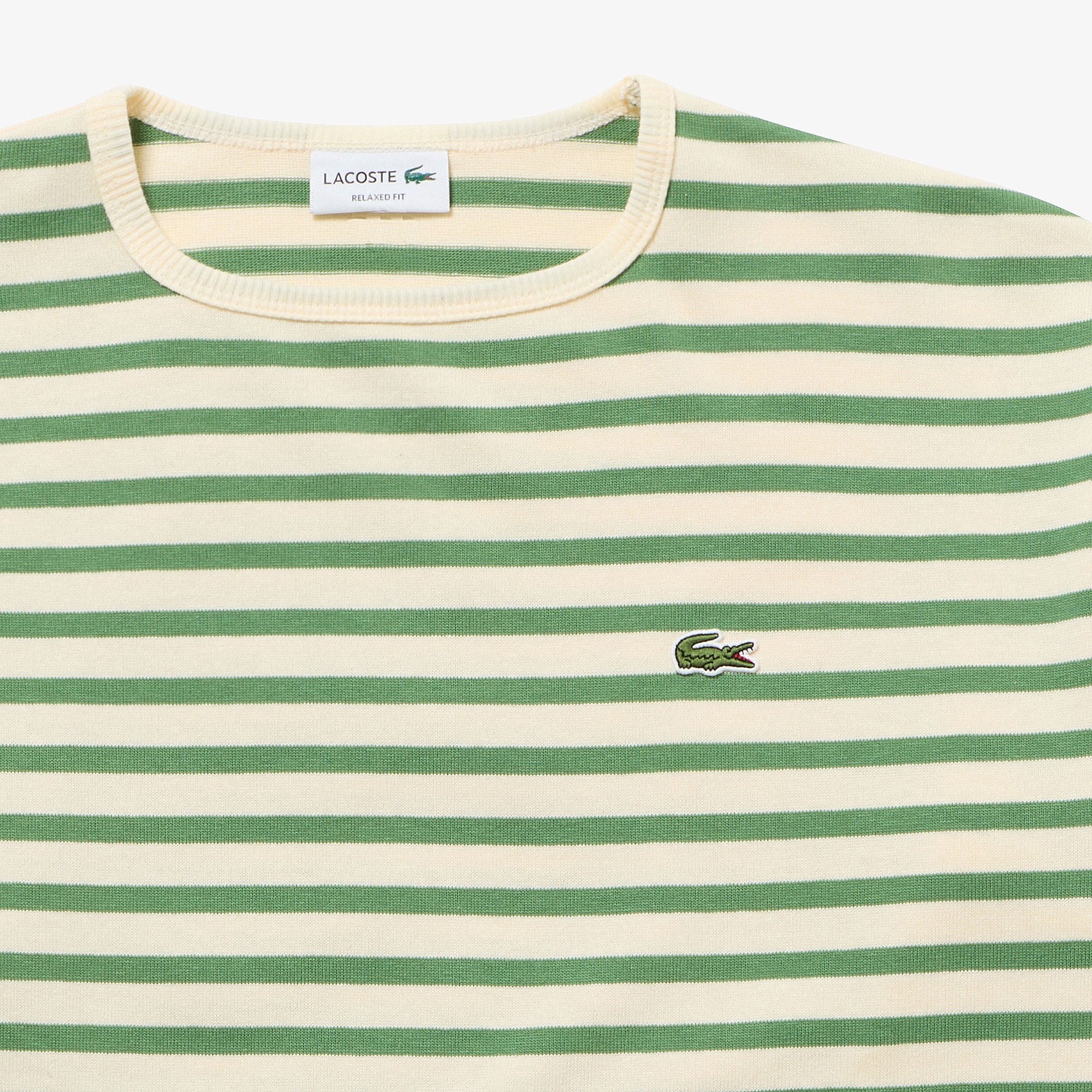 スクエアネックボーダーTシャツ