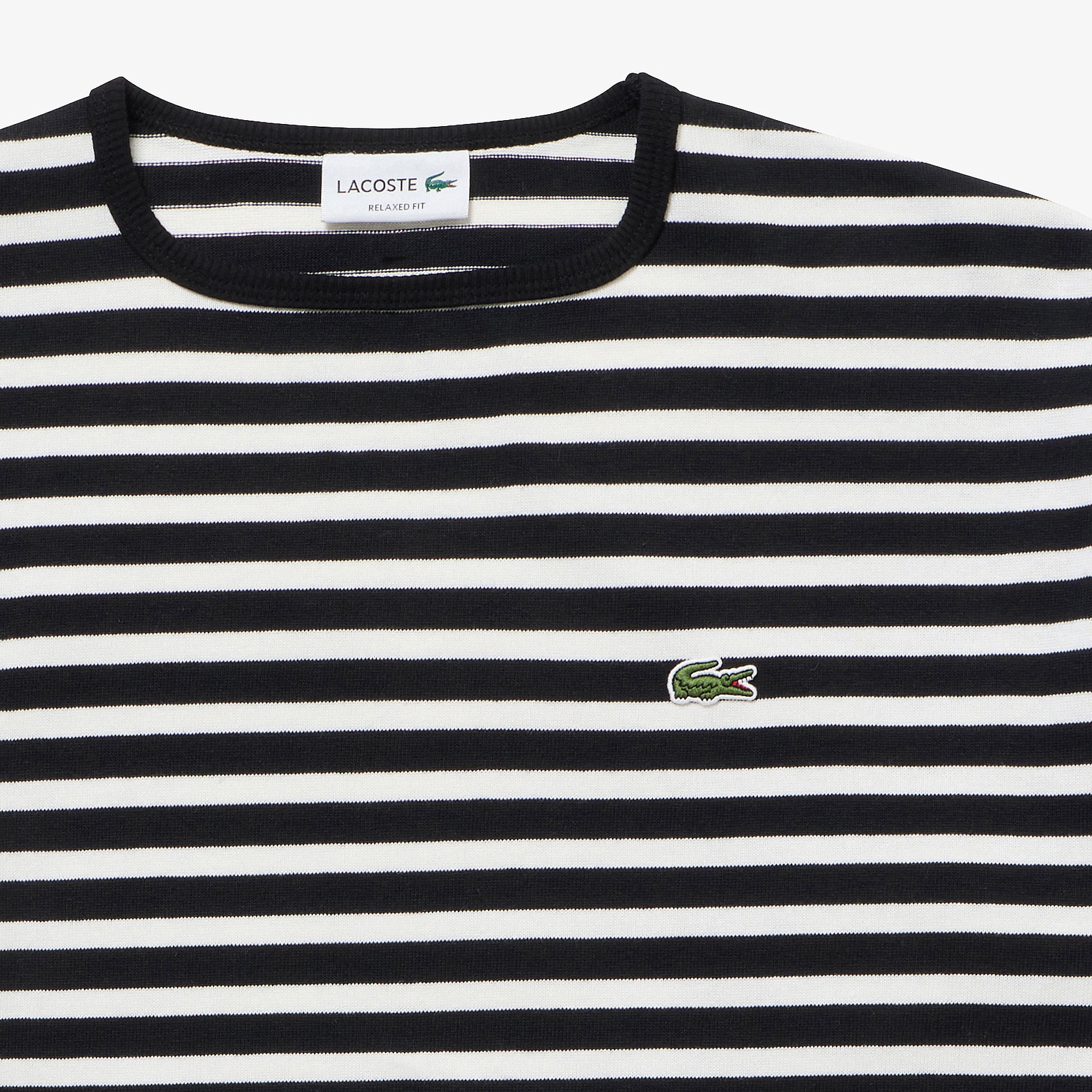 スクエアネックボーダーTシャツ