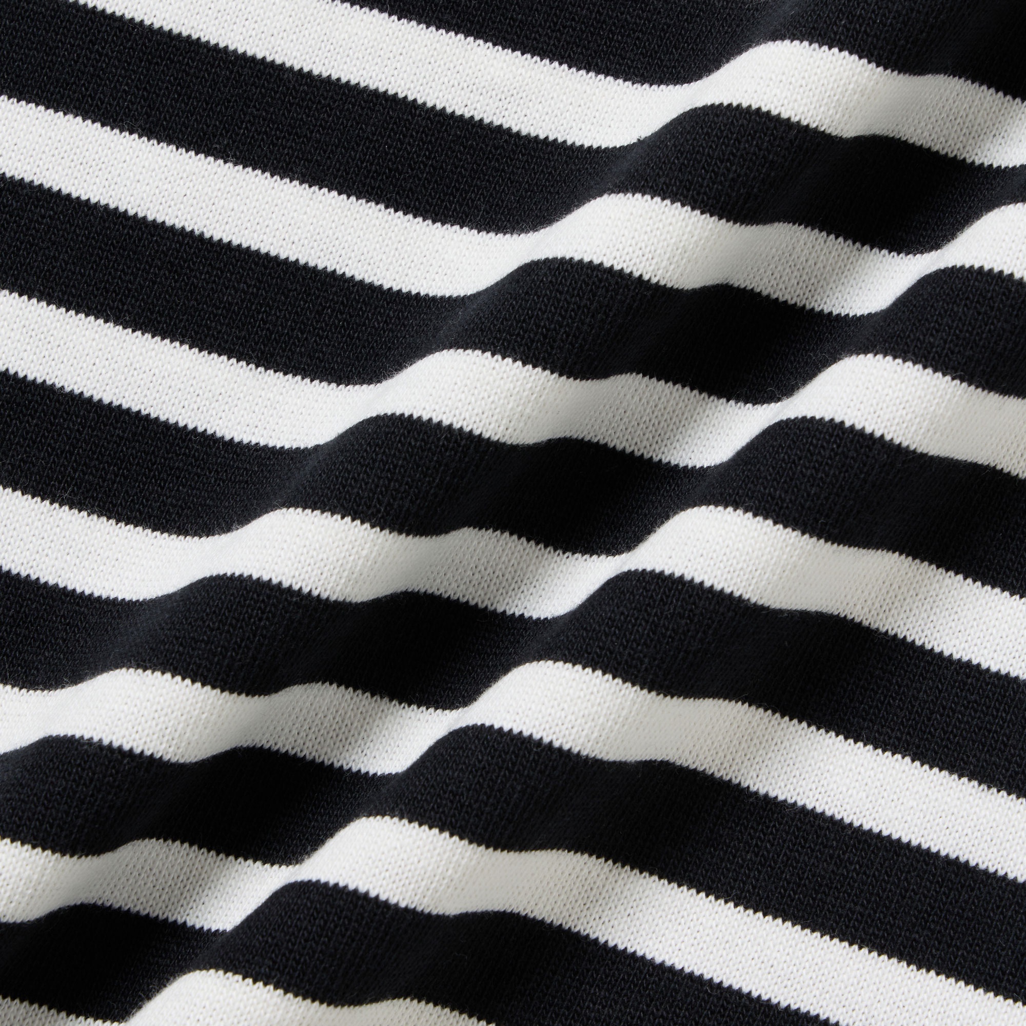 スクエアネックボーダーTシャツ