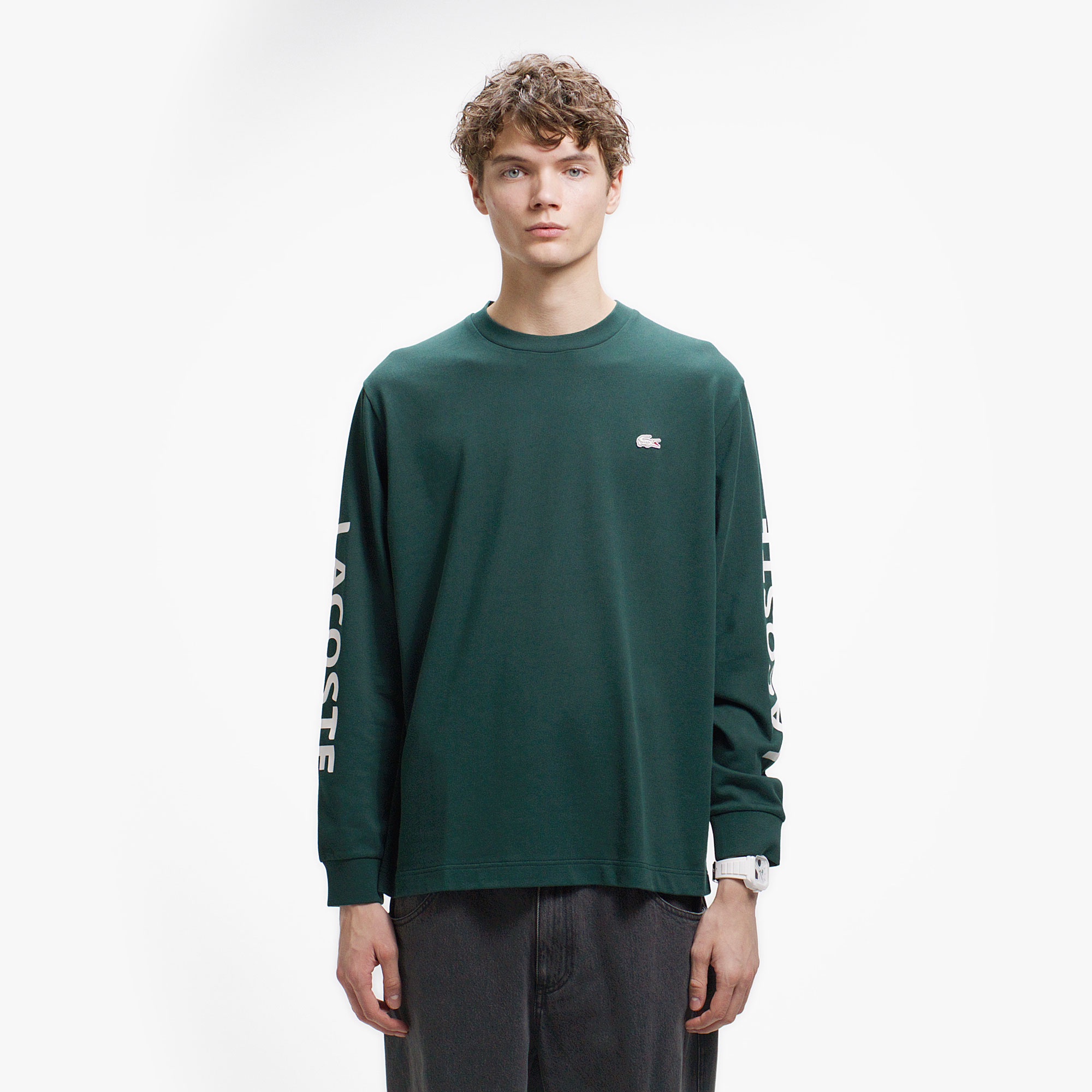 ヘビーウェイトスリーブプリントTシャツ