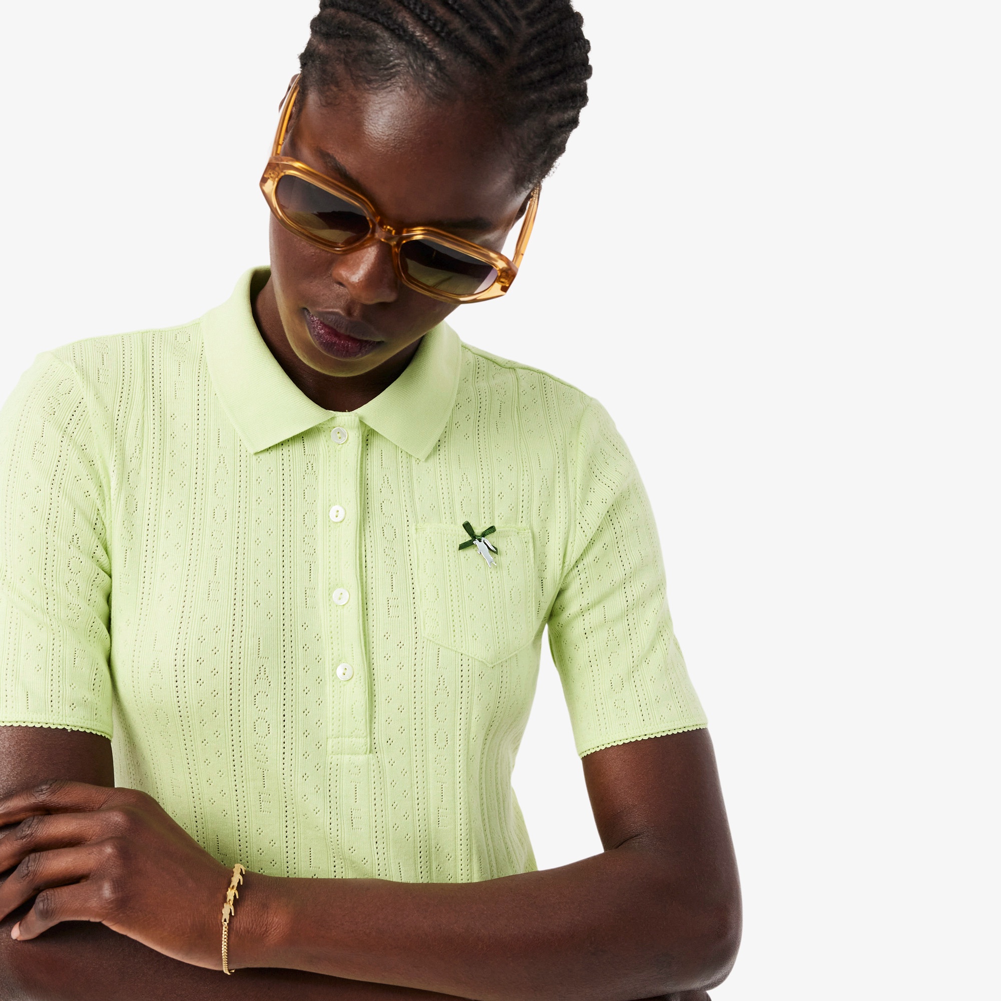 ポインテルニットポロシャツ