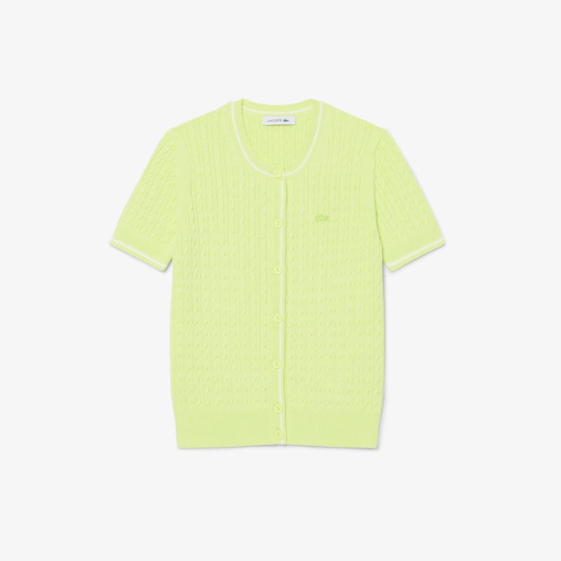 ケーブルニットカーディガン AF5381 - ラコステ（LACOSTE）公式
