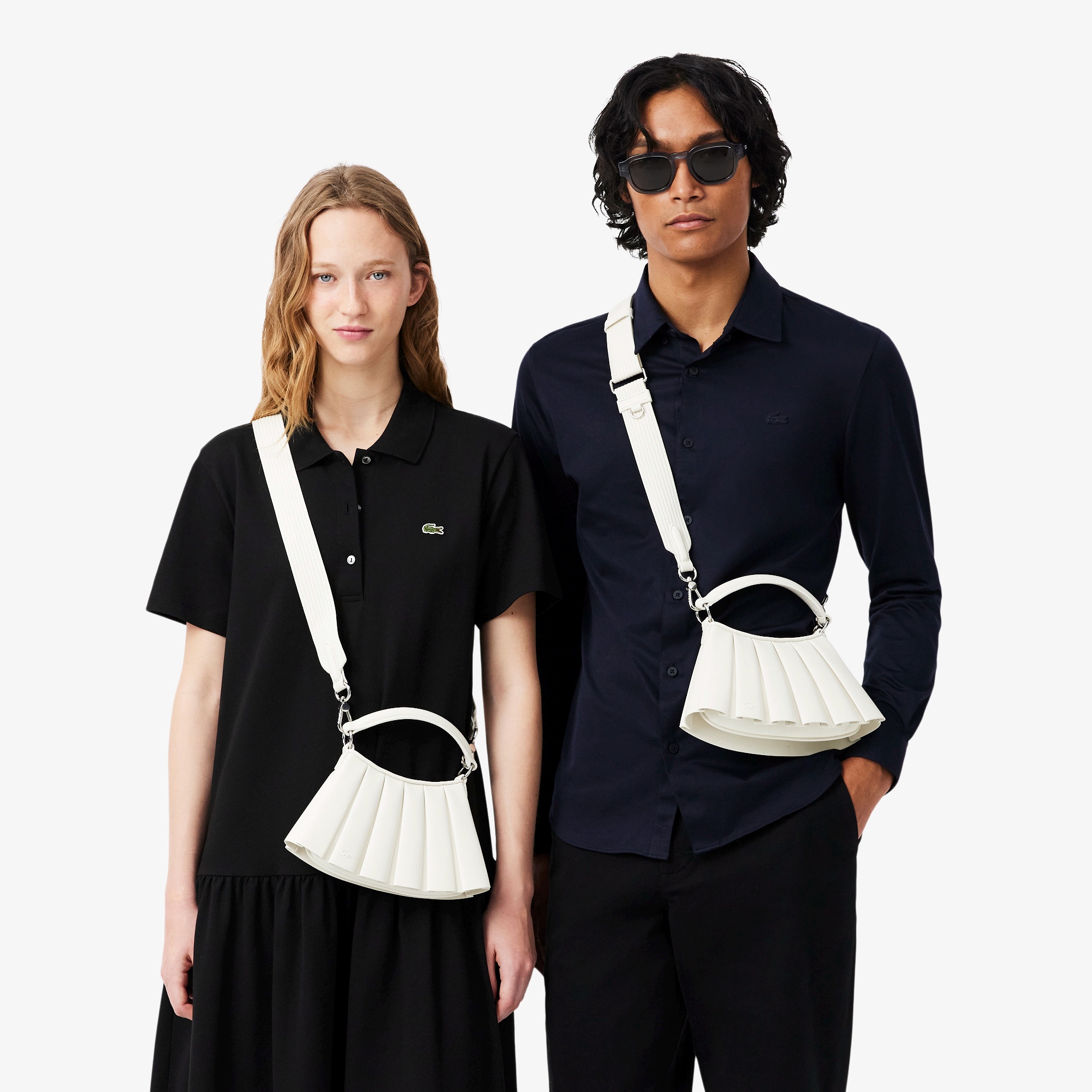 『FW25 Fashion Show』ランラン レザープリーツトートミニバッグ