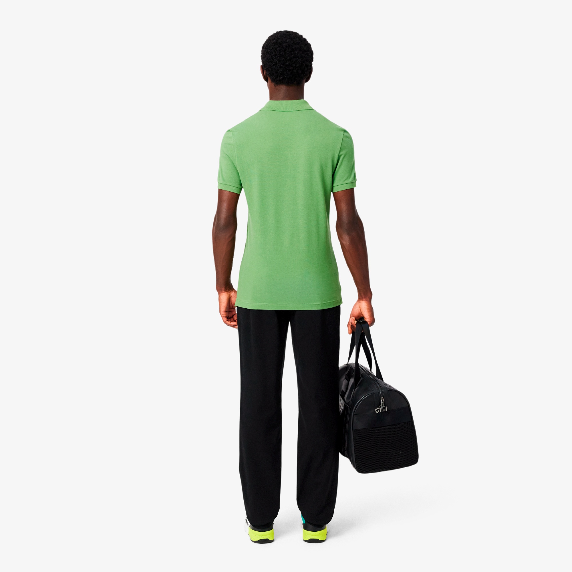 レギュラーフィットテーパードストレッチチノパンツ