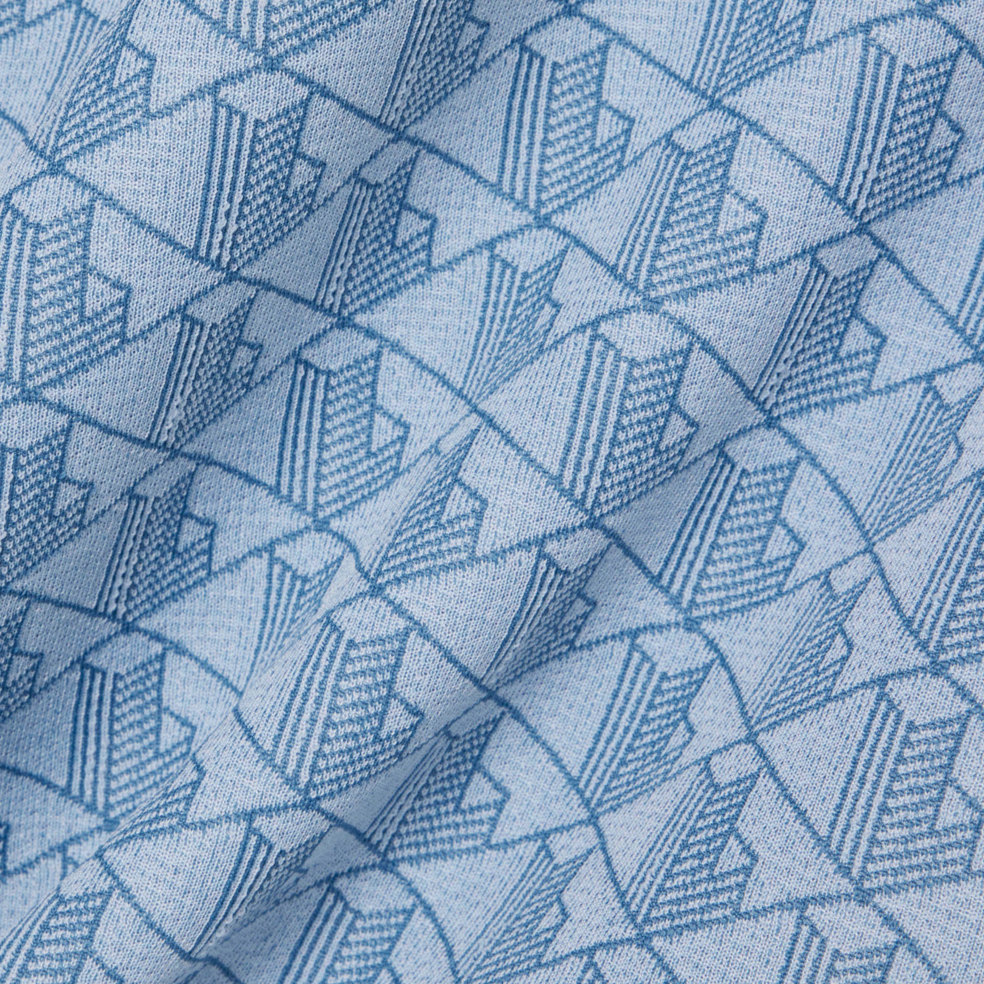 モノグラムジャカードポロシャツ