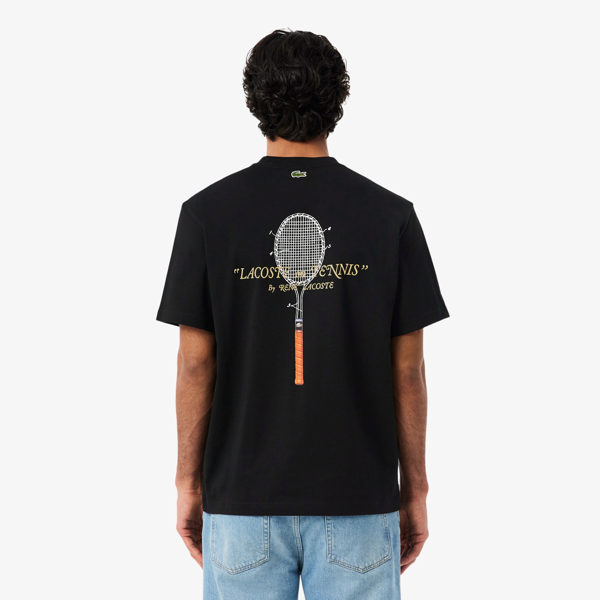 ルネ・ラコステ シグネチャー&ラケットプリントTシャツ