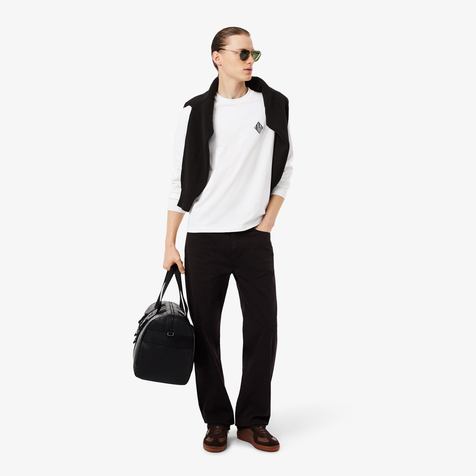 ダイヤロゴパッチロングスリーブTシャツ