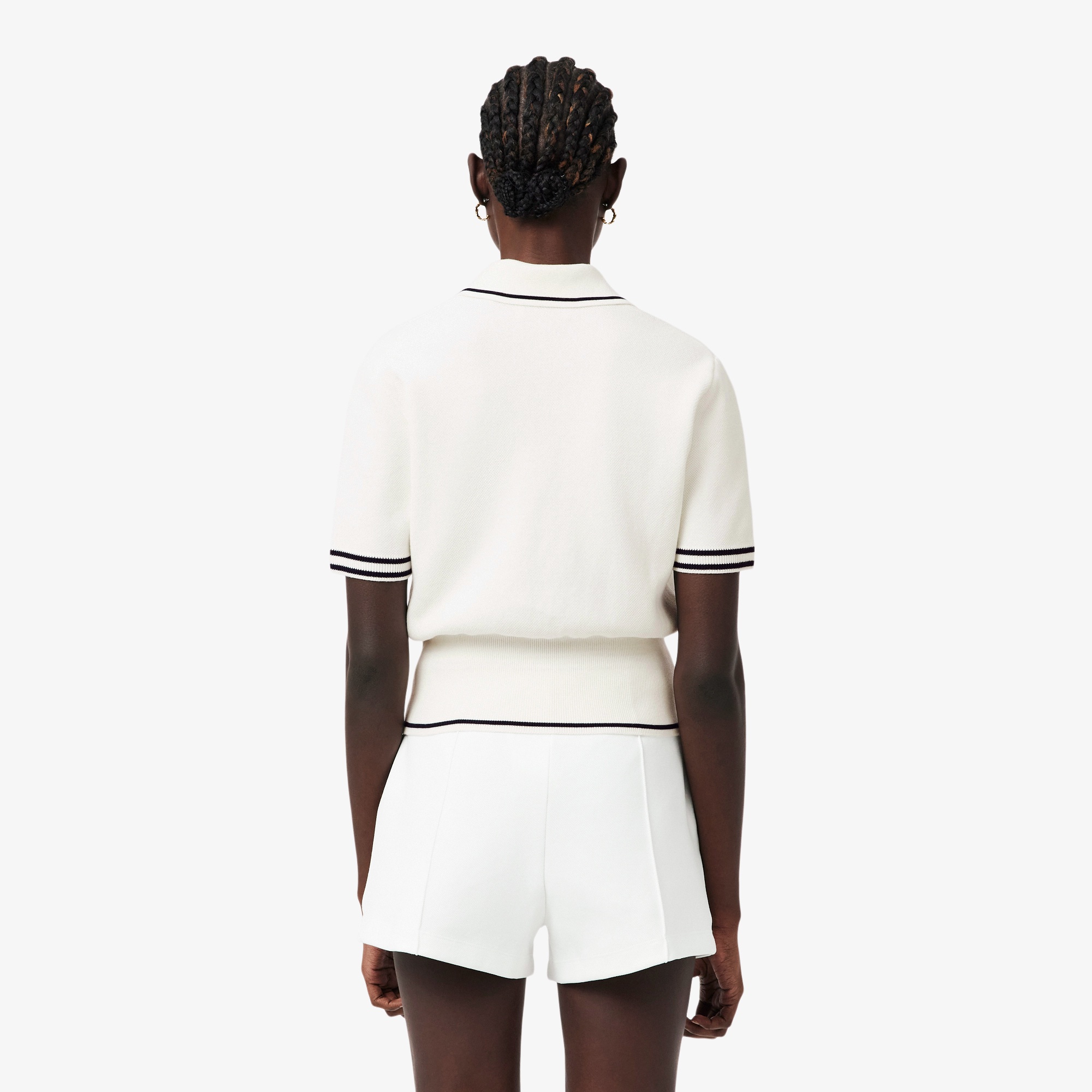 フランスメイド スキッパーネックポロシャツ