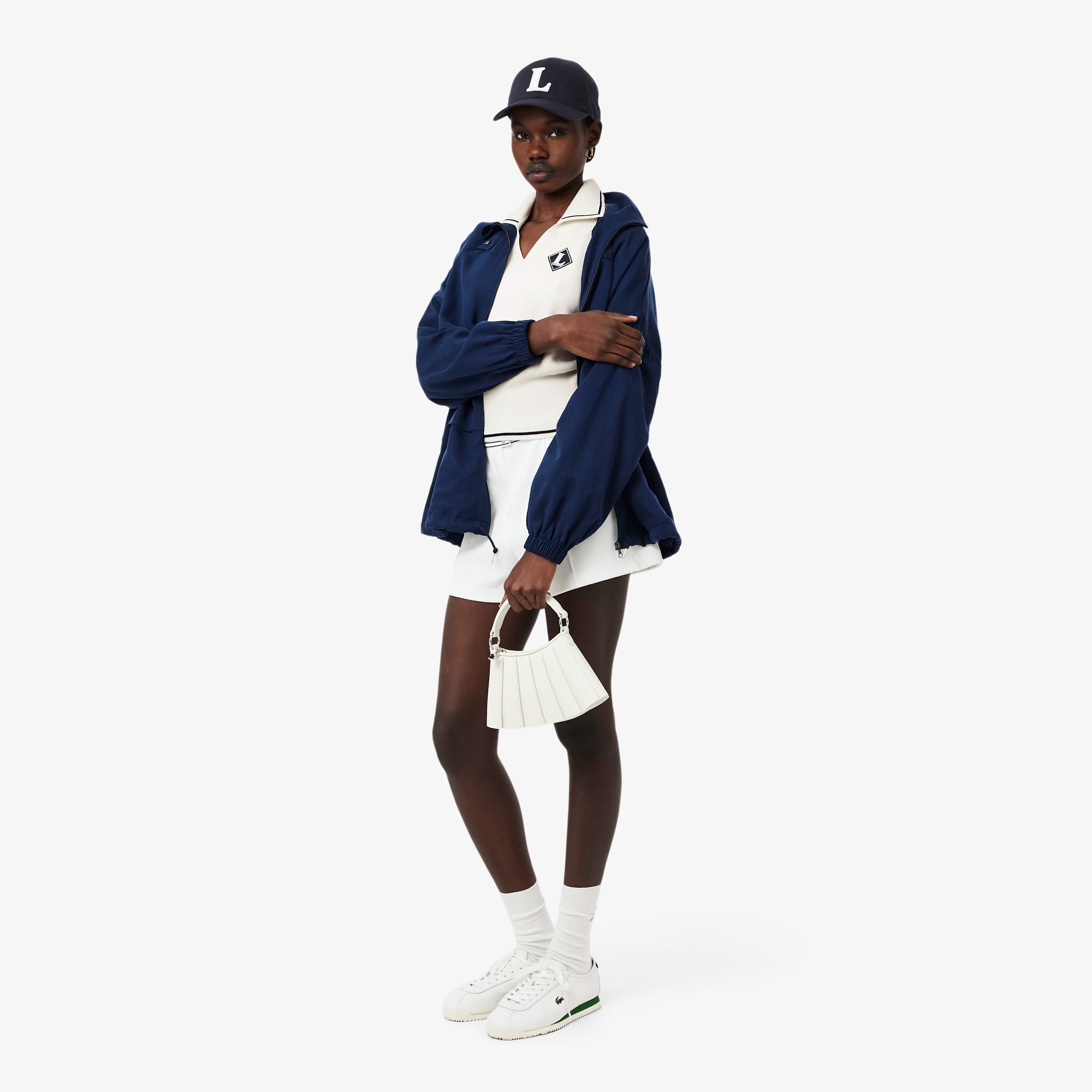 フランスメイド スキッパーネックポロシャツ