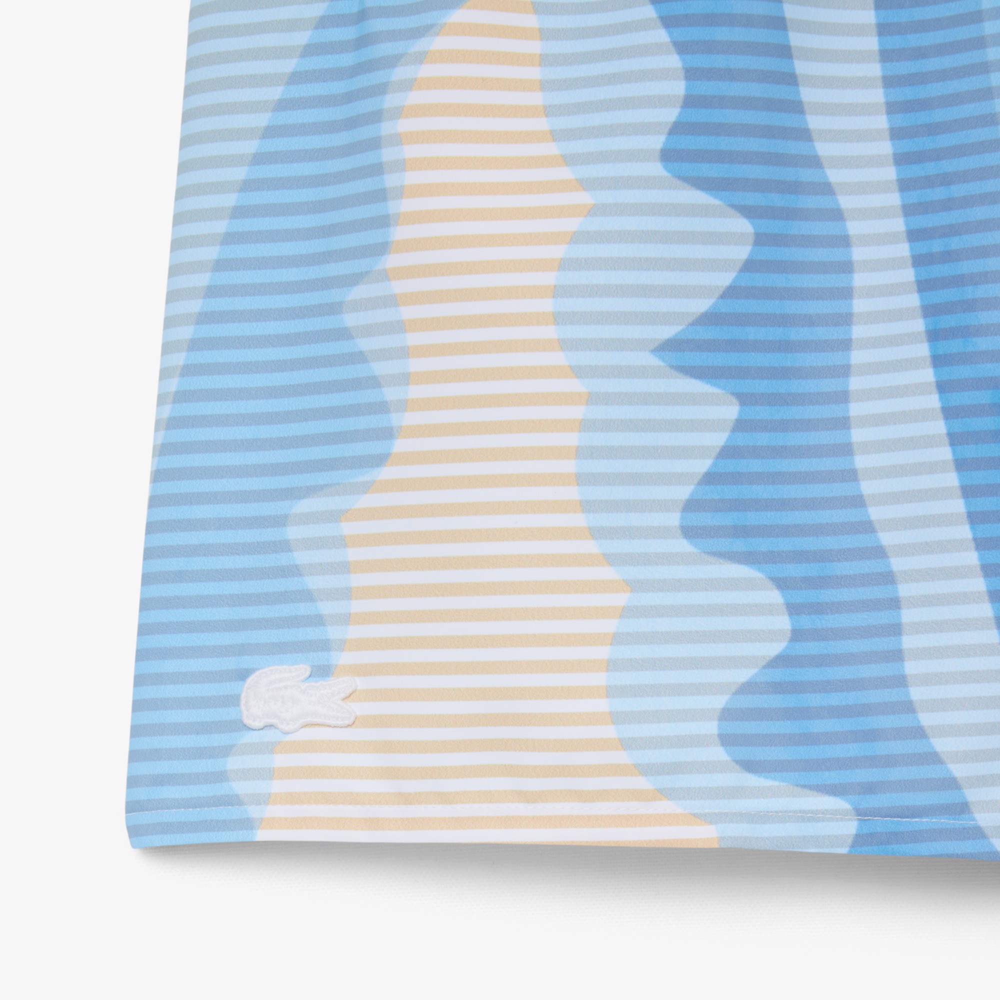 ストライプ&ワニグラフィックスイムショーツ