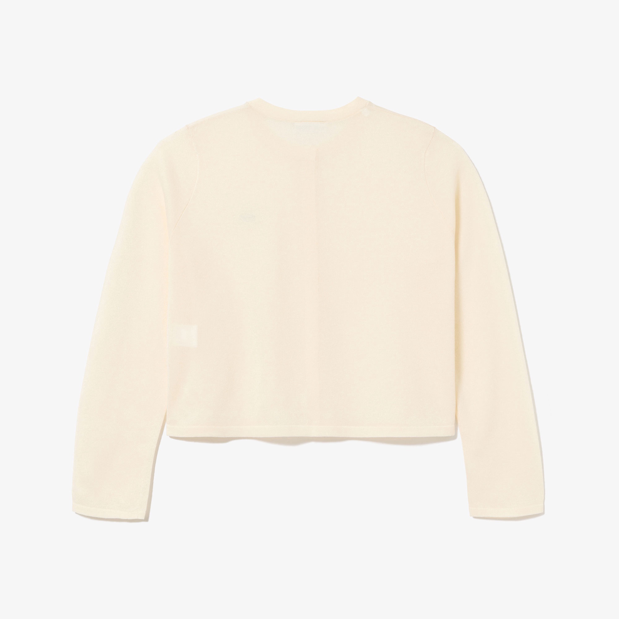 丸首ラメニットカーディガン