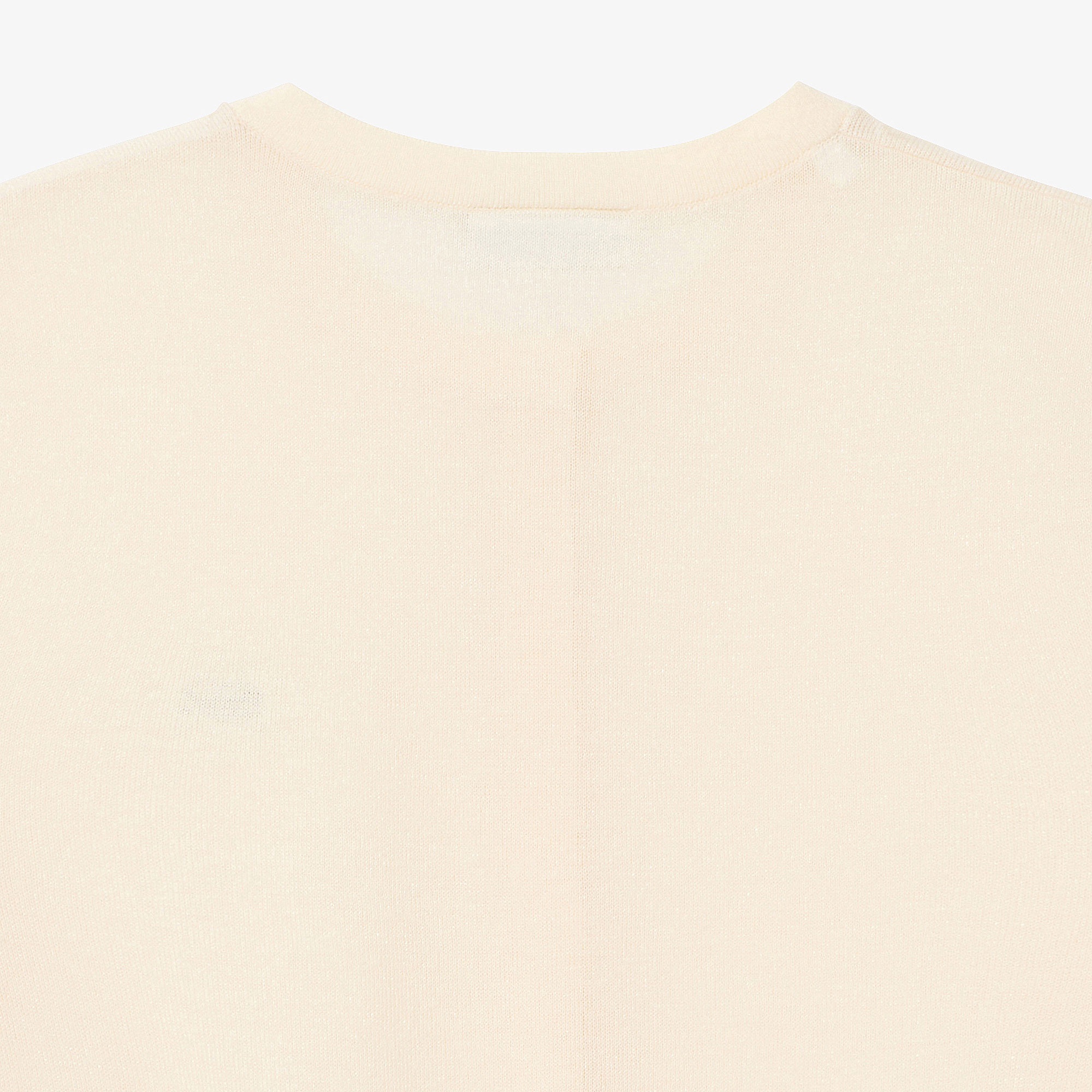 丸首ラメニットカーディガン