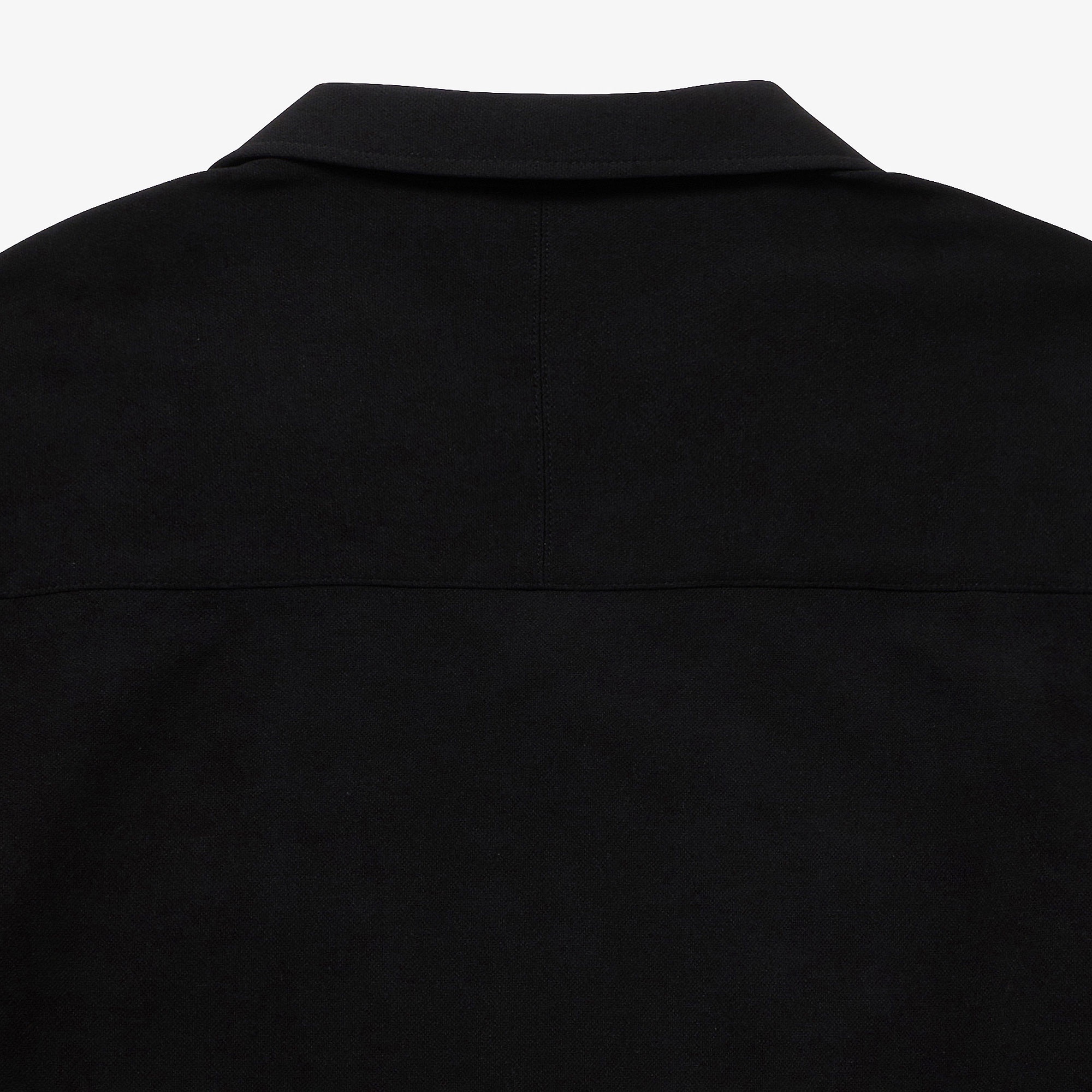 鹿の子地オープンカラーシャツジャケット