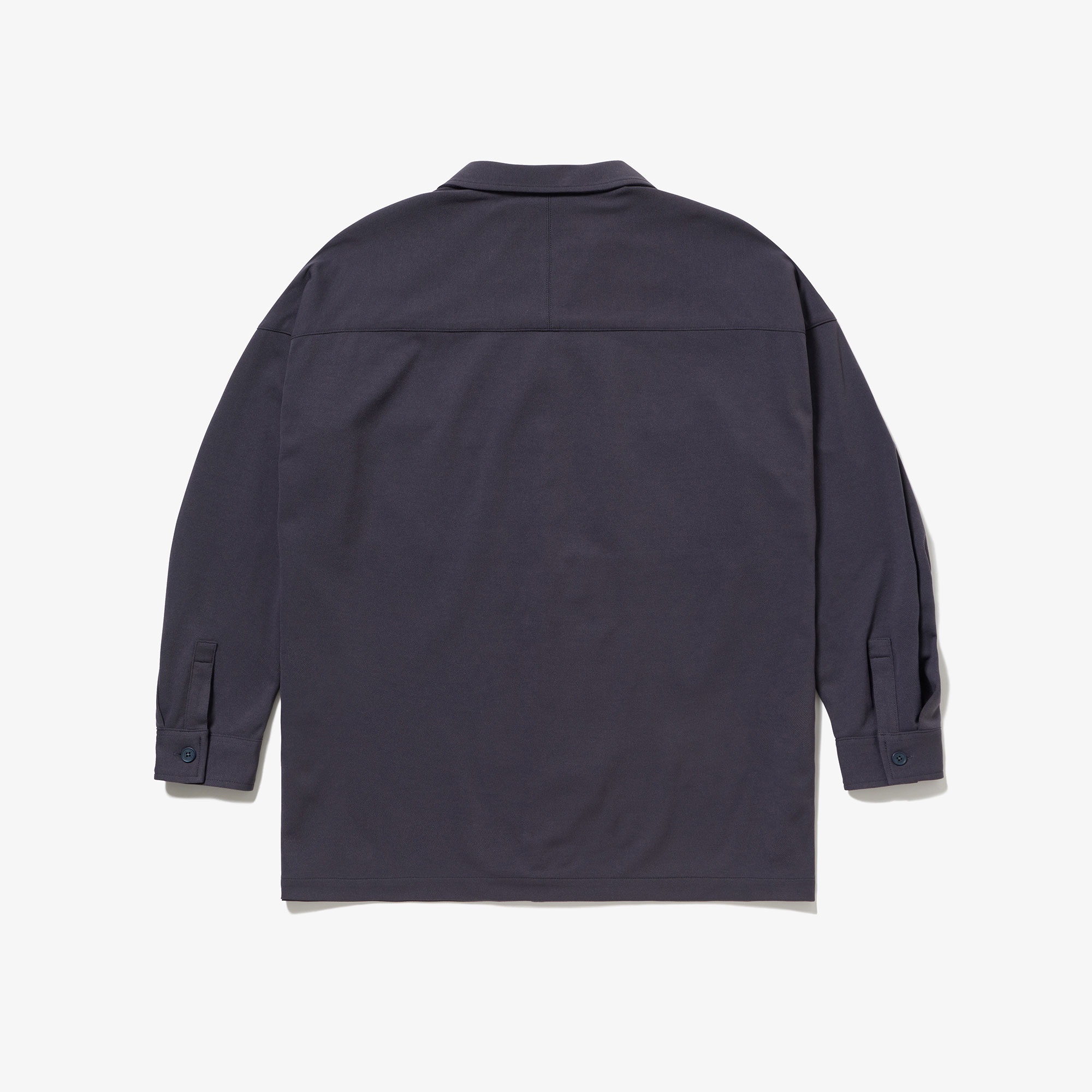 鹿の子地オープンカラーシャツジャケット