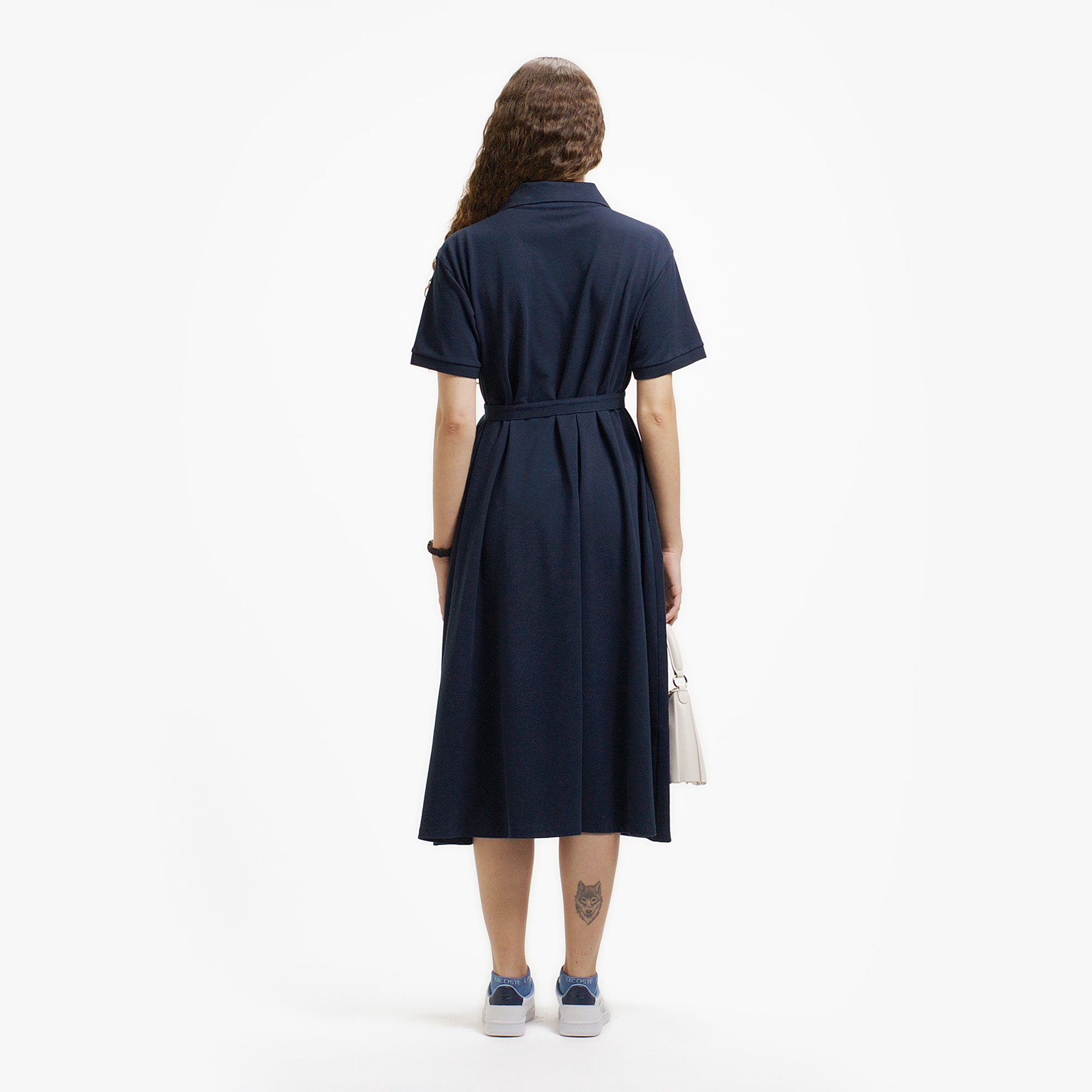 スキッパーネックポロドレス