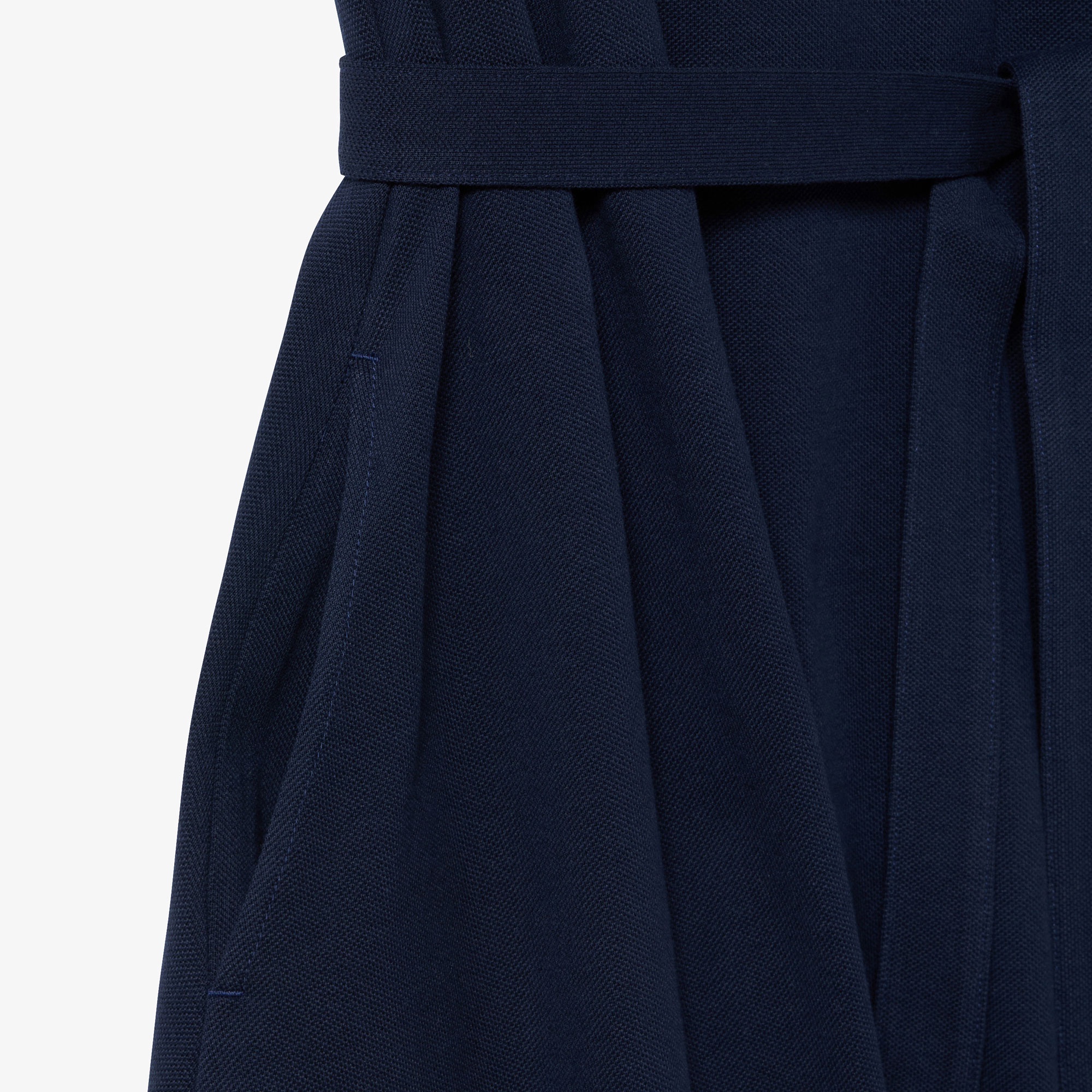 スキッパーネックポロドレス