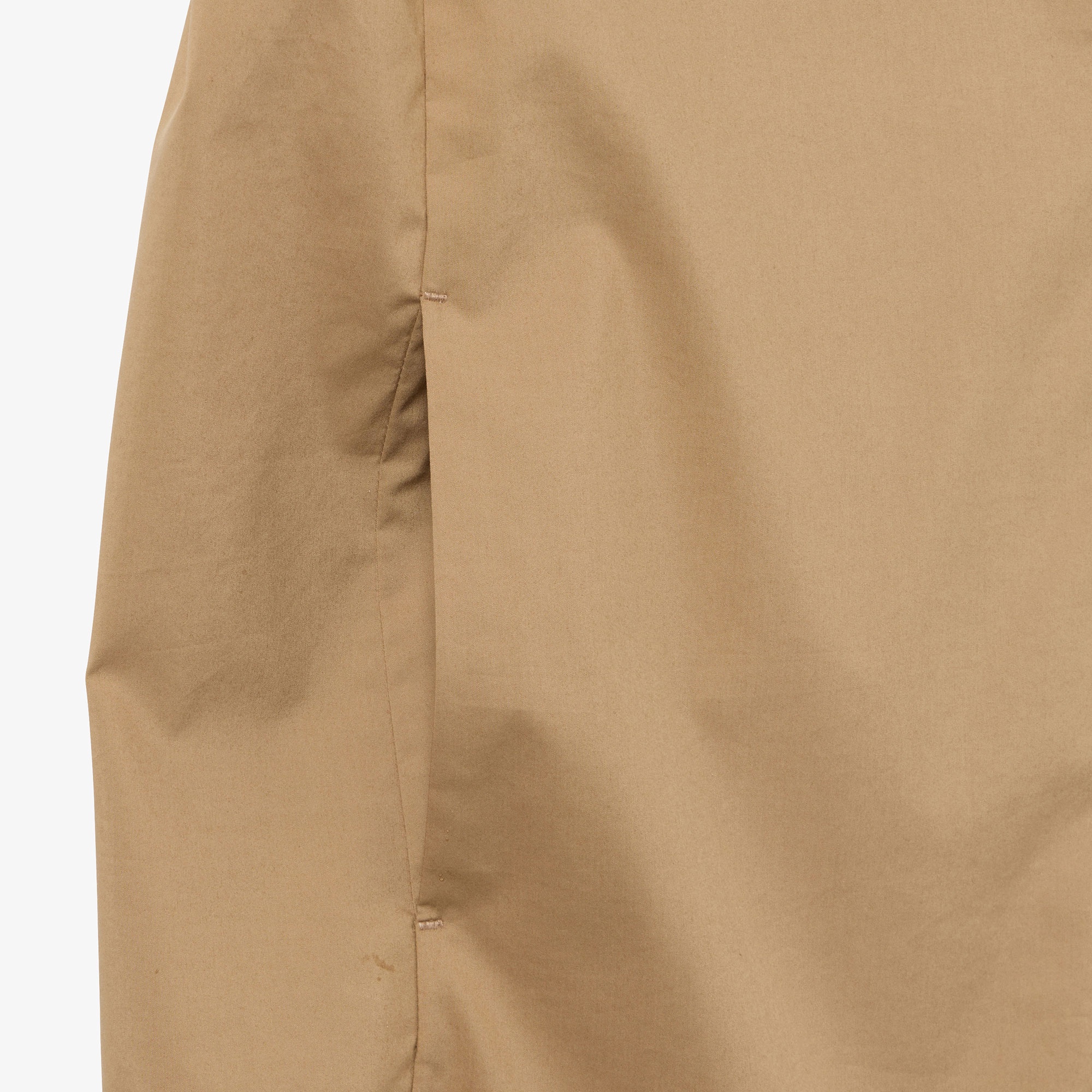 Aラインノースリーブシャツドレス