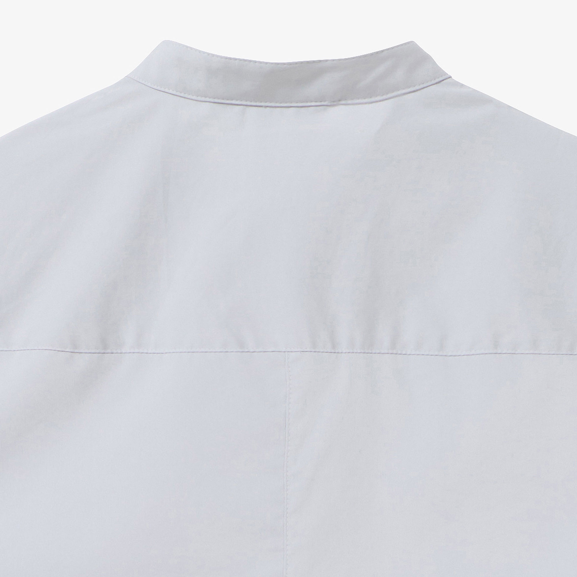 Aラインノースリーブシャツドレス