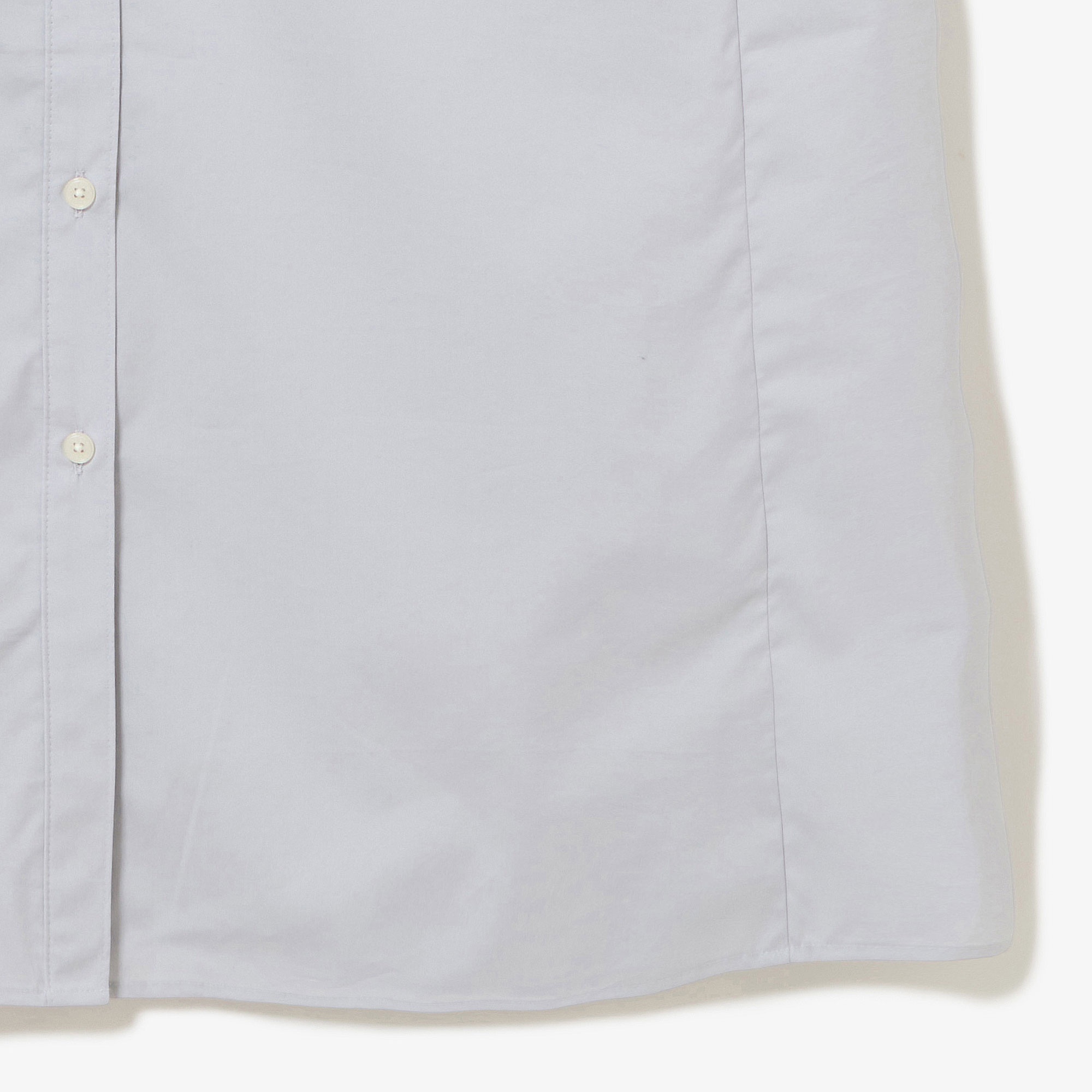 Aラインノースリーブシャツドレス