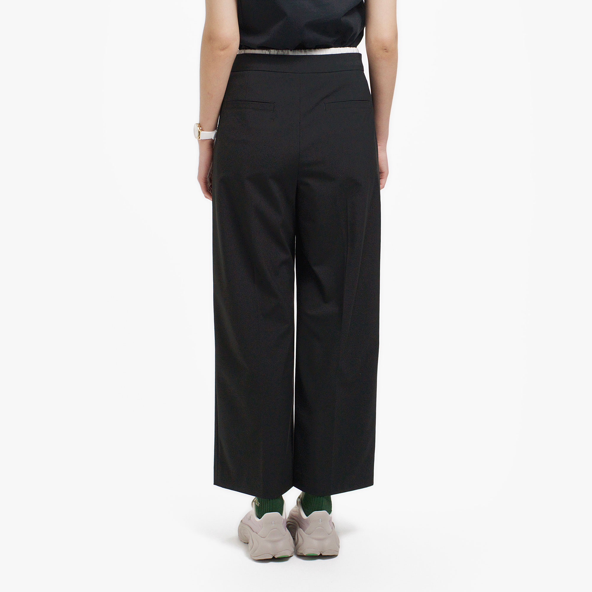 レイヤードウエストタックパンツ