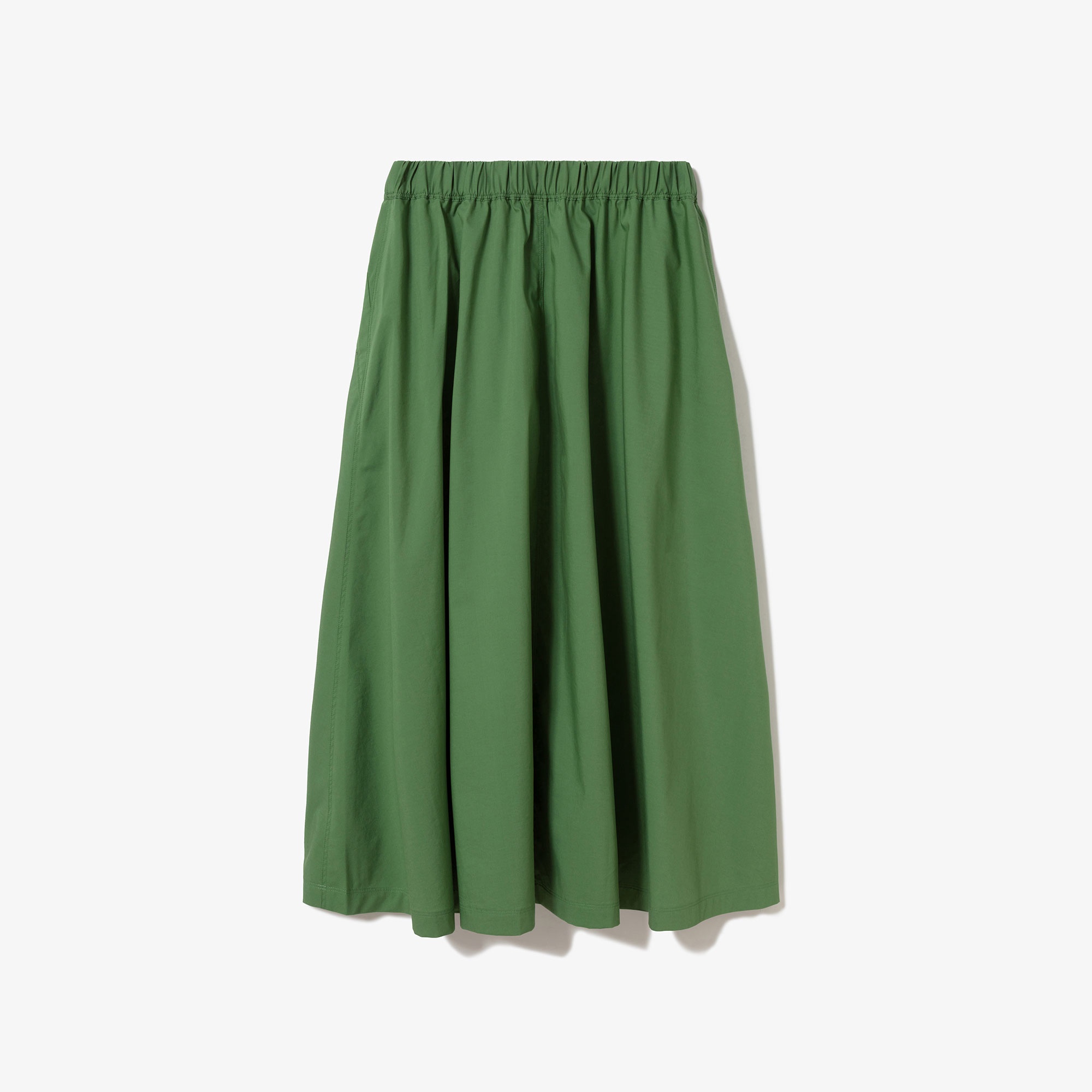 ストレッチタイプライターAラインギャザースカート