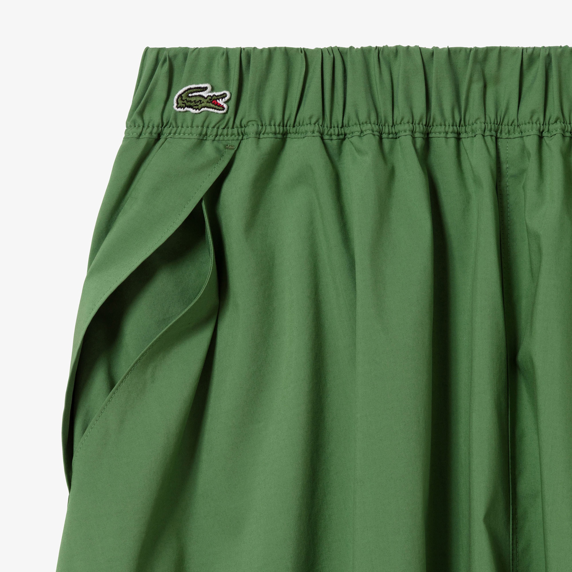 ストレッチタイプライターAラインギャザースカート