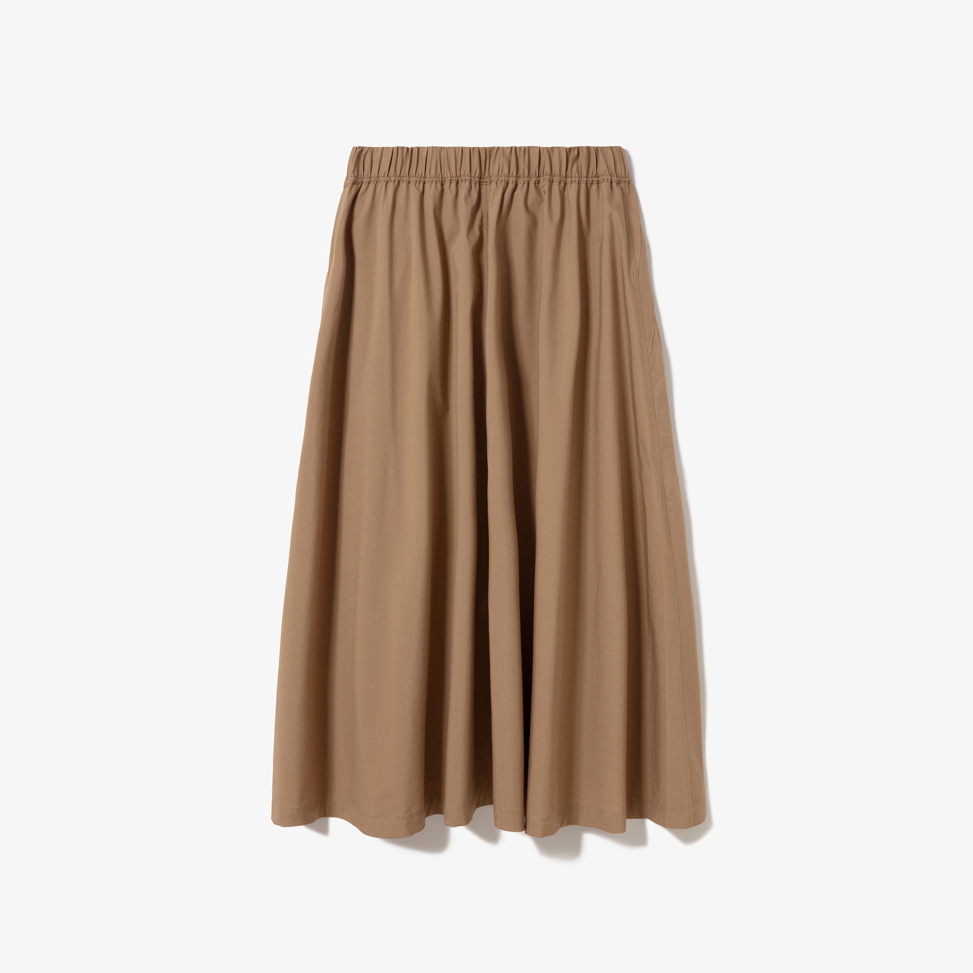 ストレッチタイプライターAラインギャザースカート