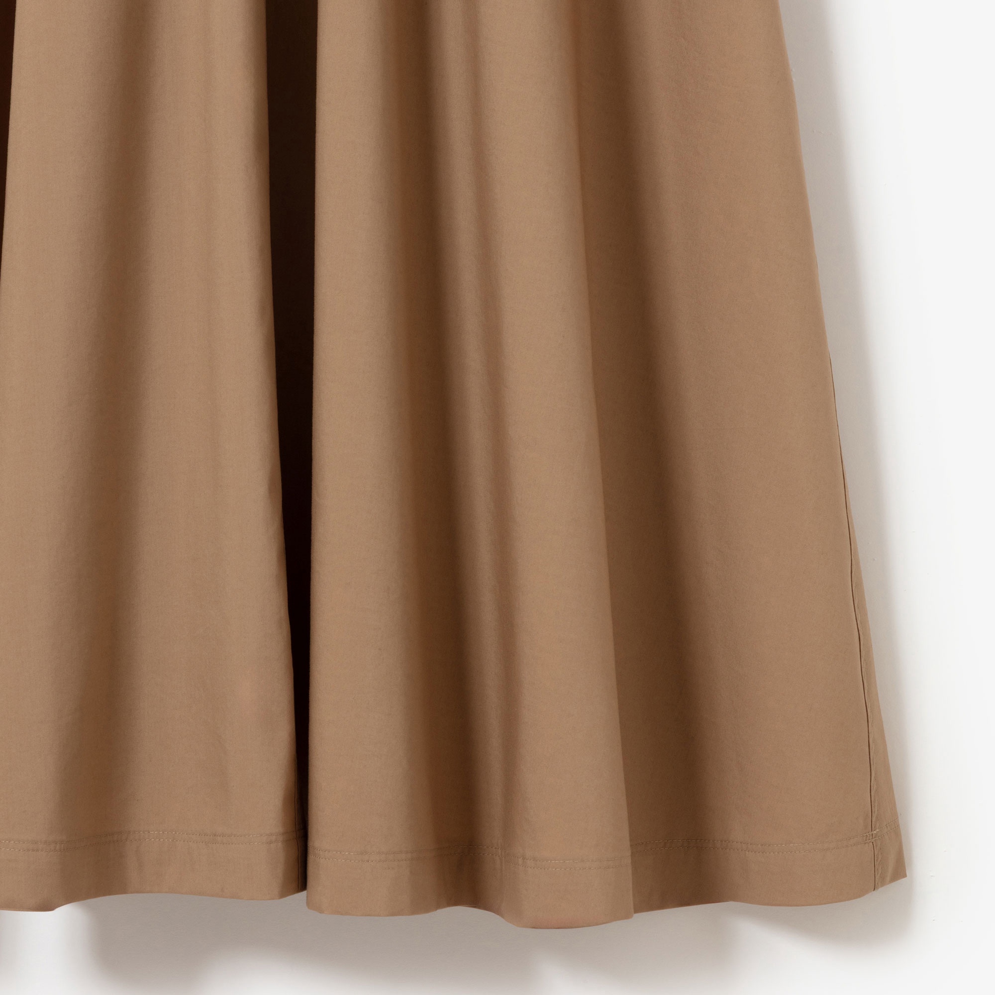 ストレッチタイプライターAラインギャザースカート