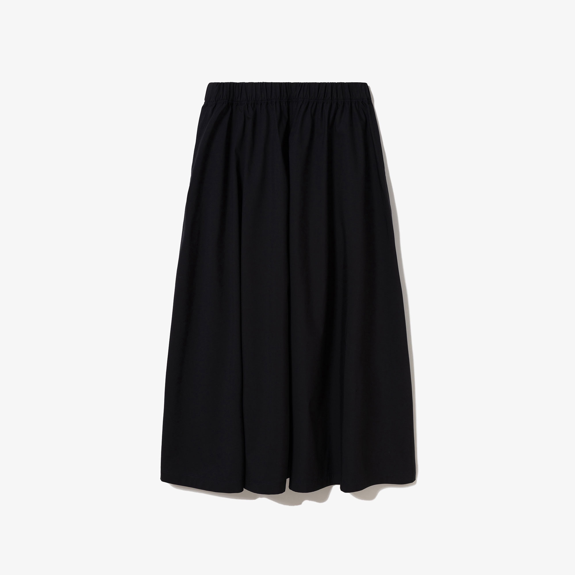 ストレッチタイプライターAラインギャザースカート