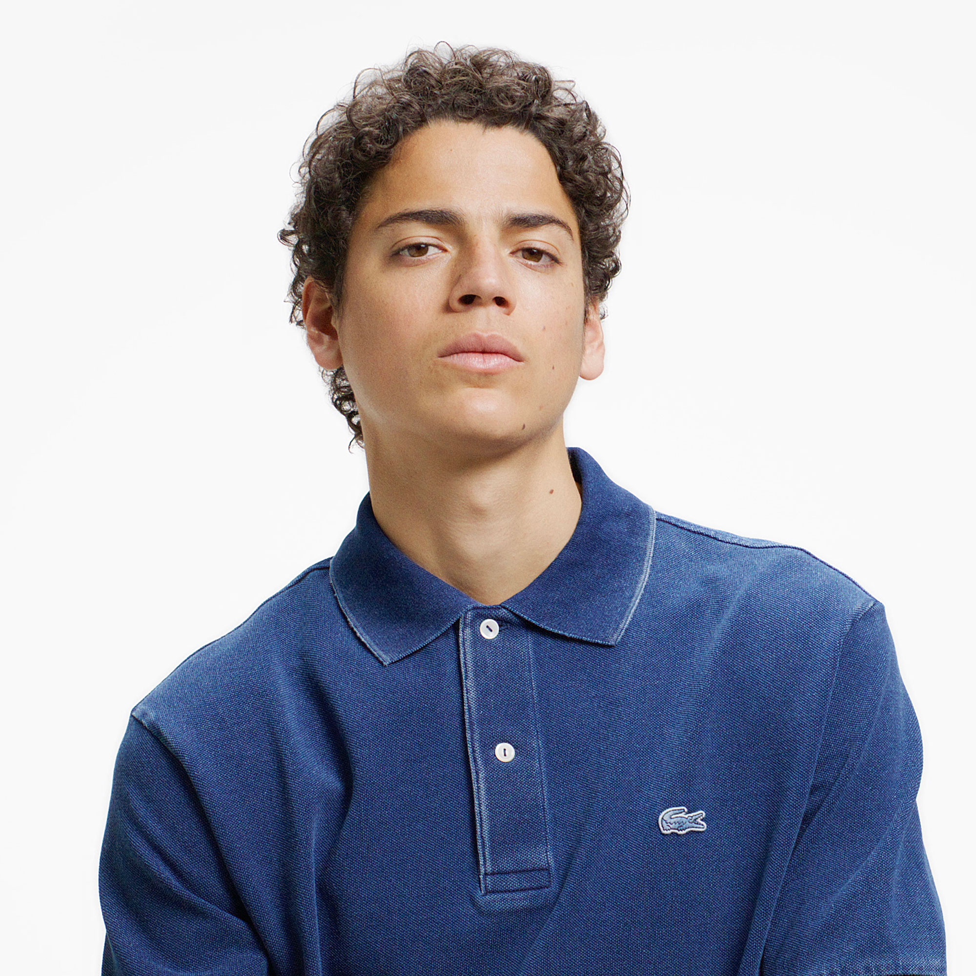 インディゴ ポロシャツ