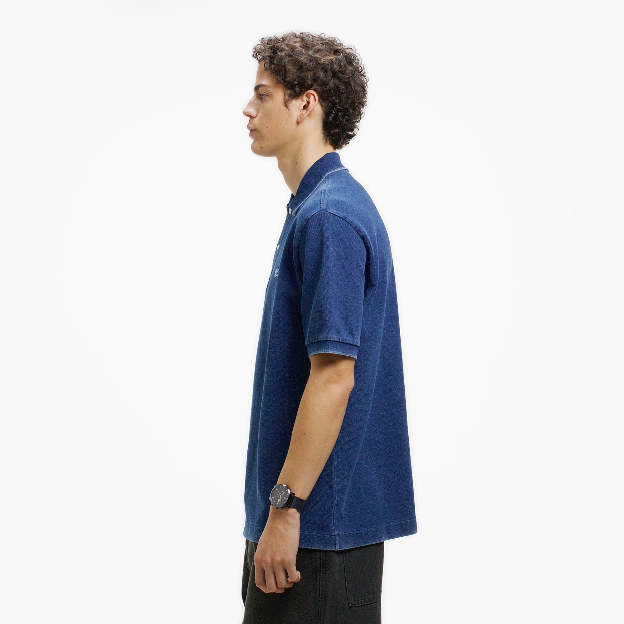 インディゴ ポロシャツ