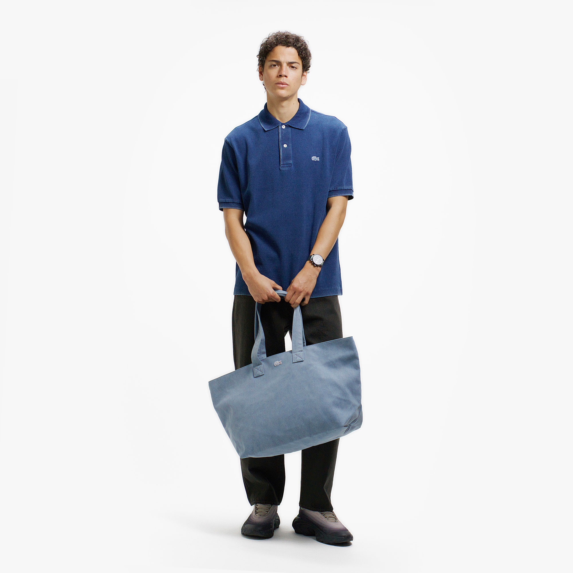 インディゴ ポロシャツ