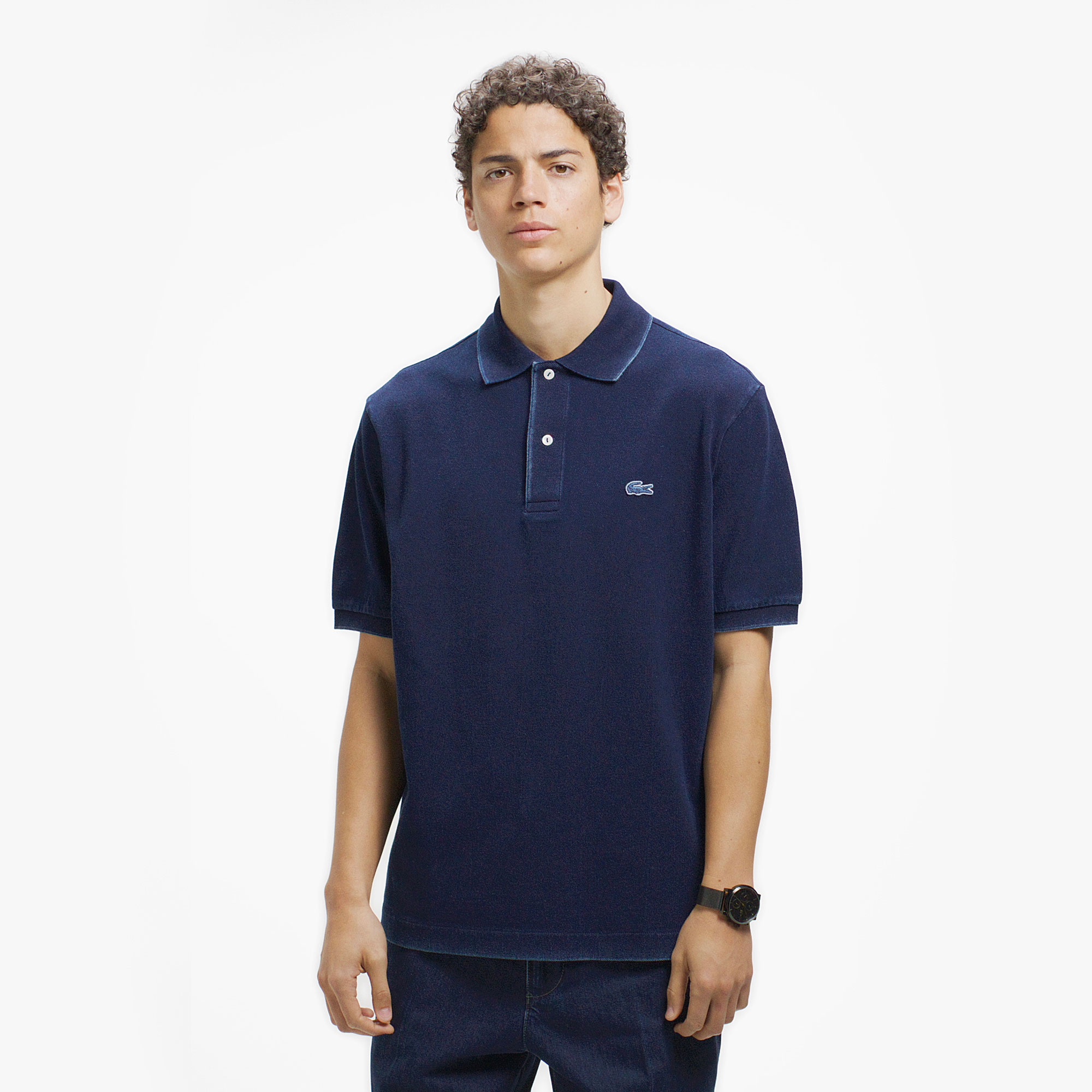 インディゴ ポロシャツ